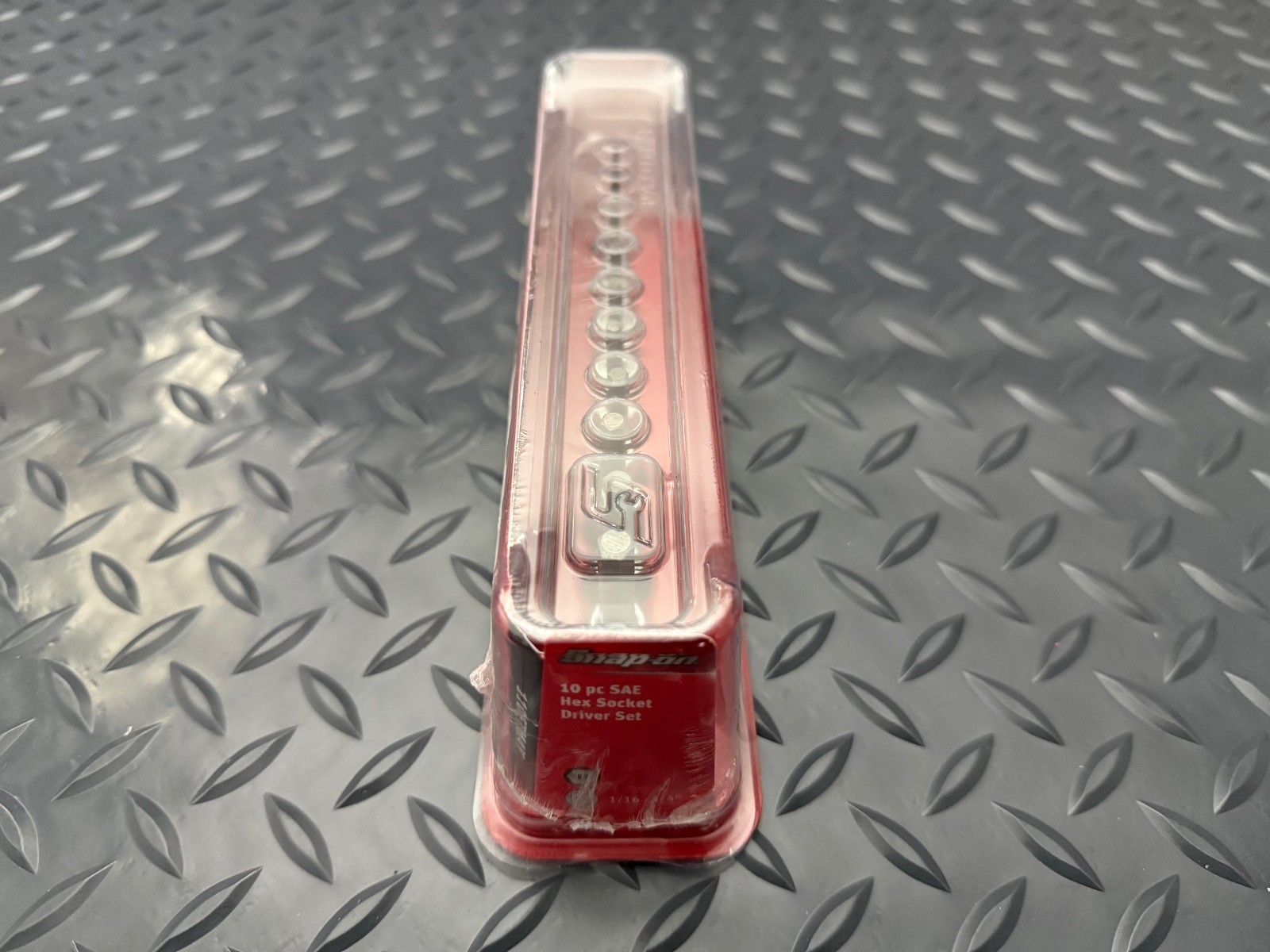 Snap-on 3/8″ drive 1/16″ thru 1/4″ 10-pc Hex Socket Driver Set 110ETMAY USA NEW