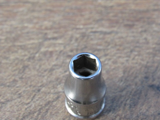 SNAP ON 6MM TMM6 1/4″ DRIVE METRIC 6 PT SHALLOW CHROME SOCKET 6 MM TMM UNDERLINE