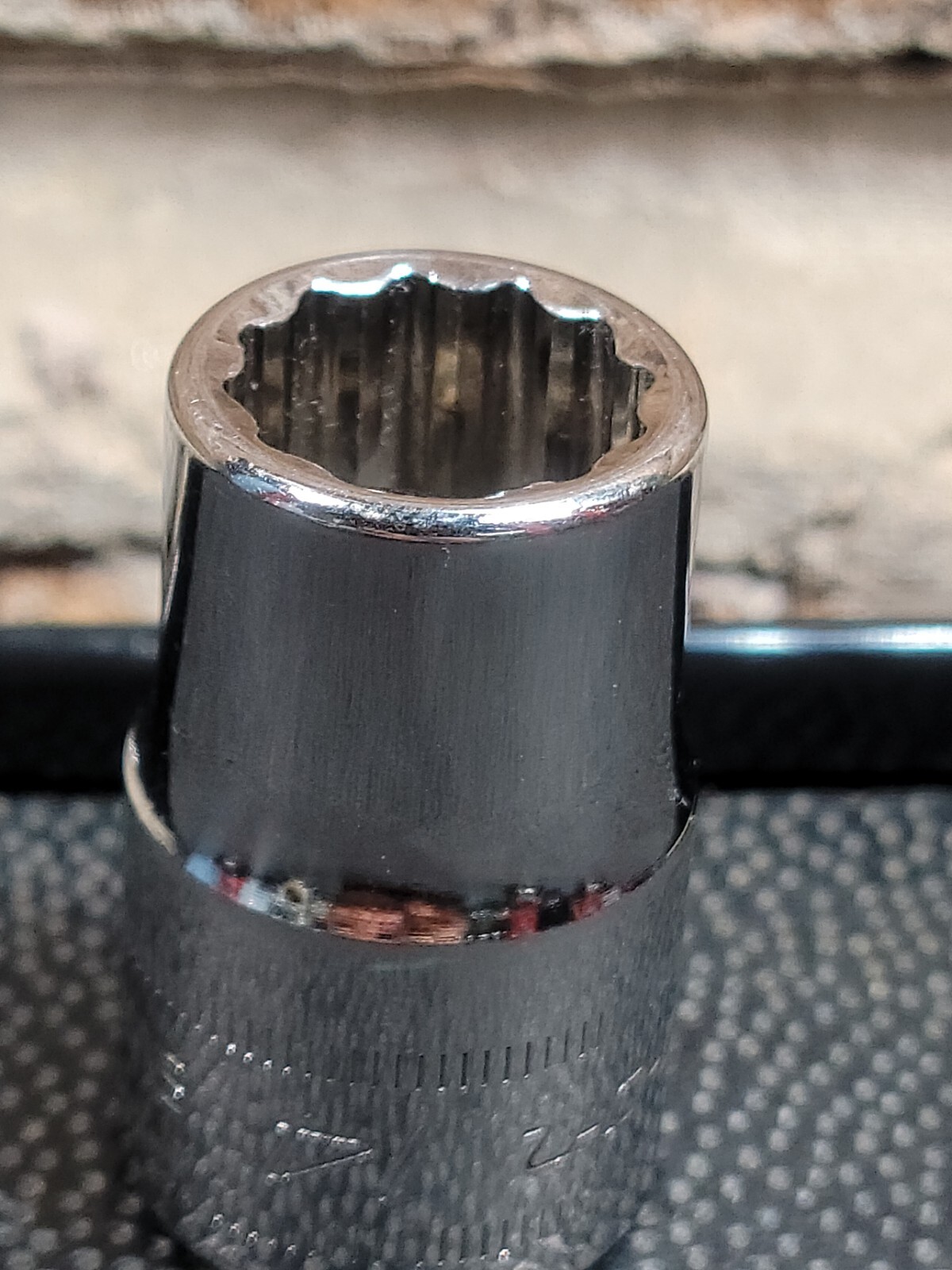 Snap-on Tools SWM141A 14mm 1/2″ Drive Metric 12-Point Shallow Socket Chrome USA