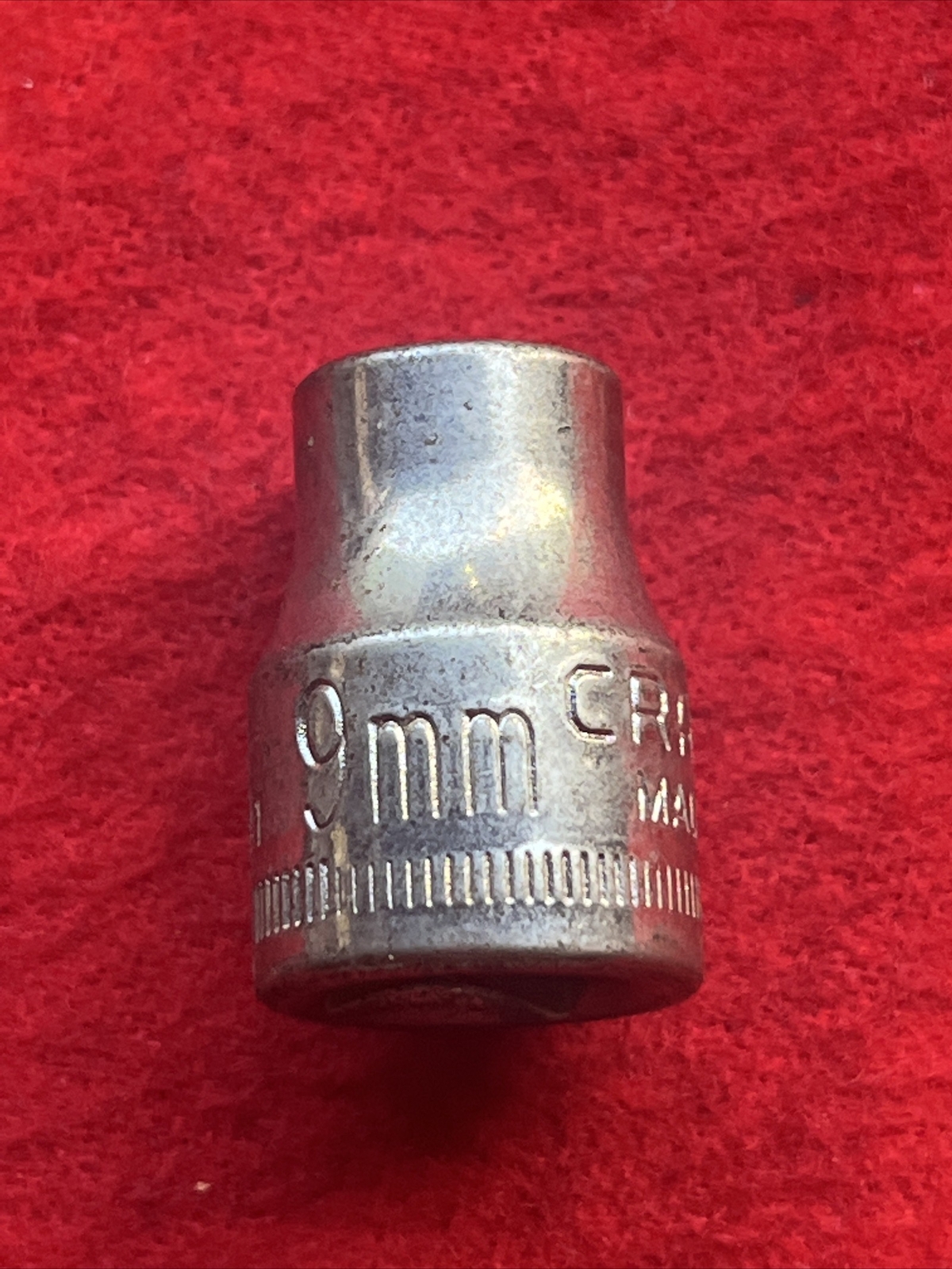 CRAFTSMAN -G1-43541 (reverse) SOCKET 9mm, 3/8” DRIVE, 6 POINT -USA (w15)