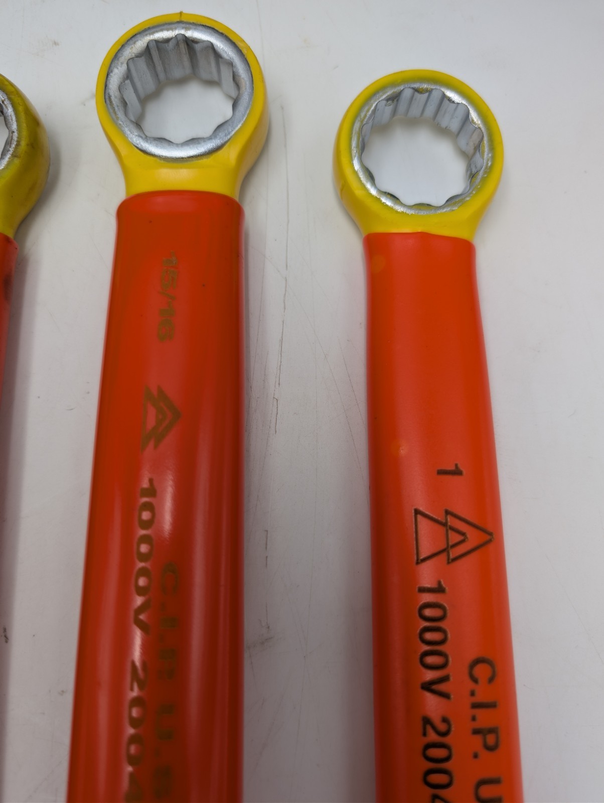 CIP USA 1000V Insulated Box End Wrench Set SAE 1/4″–1″ Electrician W/ Roll Up…