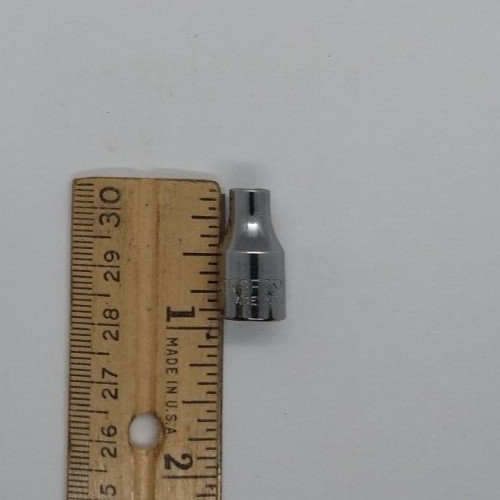 Vintage Craftsman 1/4″ Dr 5/32″ 6 Pt Shallow Socket SAE G 43481 USA NOS