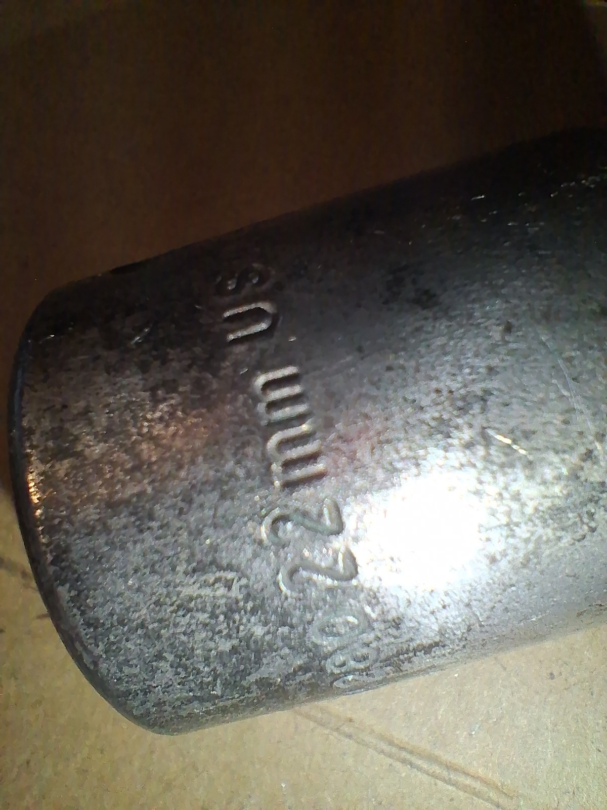 Vintage Snap On Tools IM280 1/2 Drive 6Pt SAE 7/8 (22mm) Shallow Impact Socket