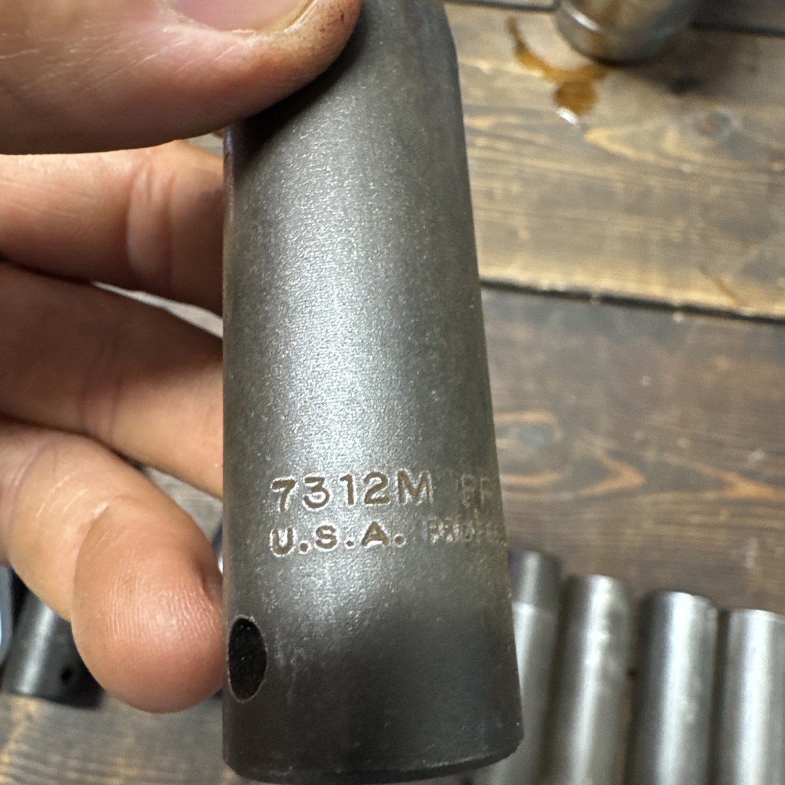 Proto Professional Deep Impact Socket 1/2 Drive Set 10mm-17mm Used