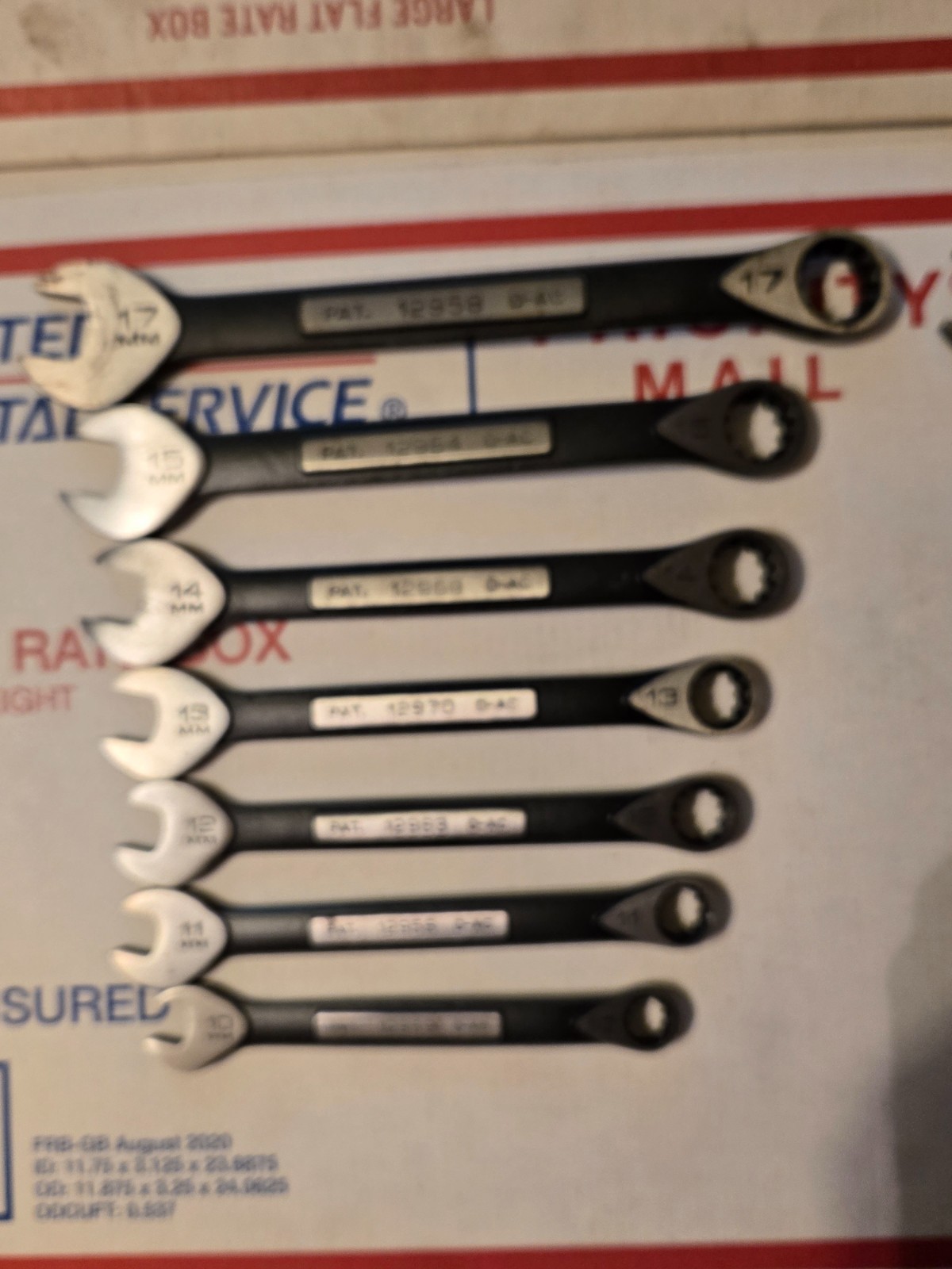 Lot Of 13 Craftsman Spine Wrench 10 – 17 MM 5/16 – 11/16 Metric SAE