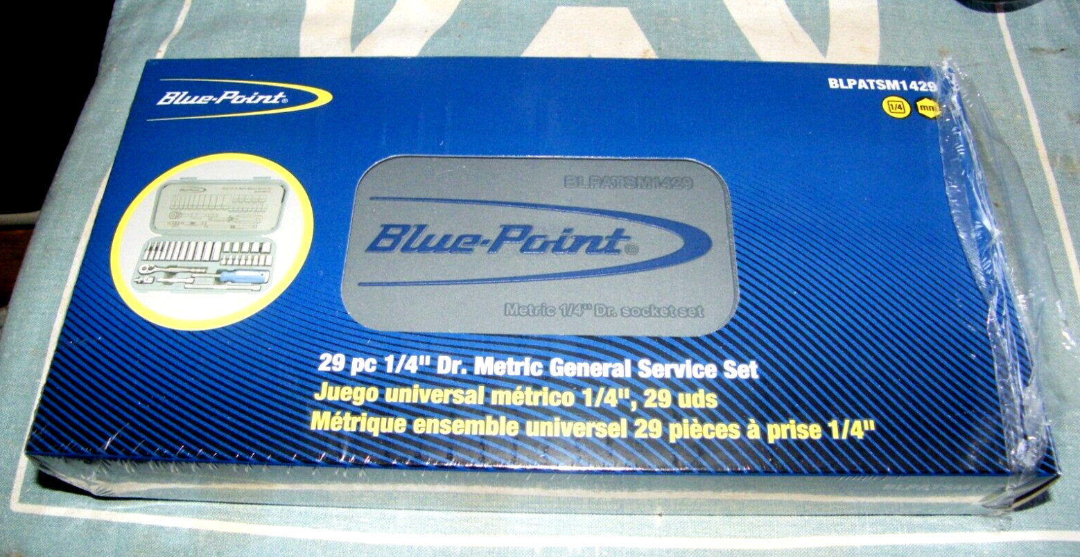 Blue Point 1/4″ EMPTY BOX ONLY BLPATSM1429 socket set NEW unused EMPTY BOX ONLY
