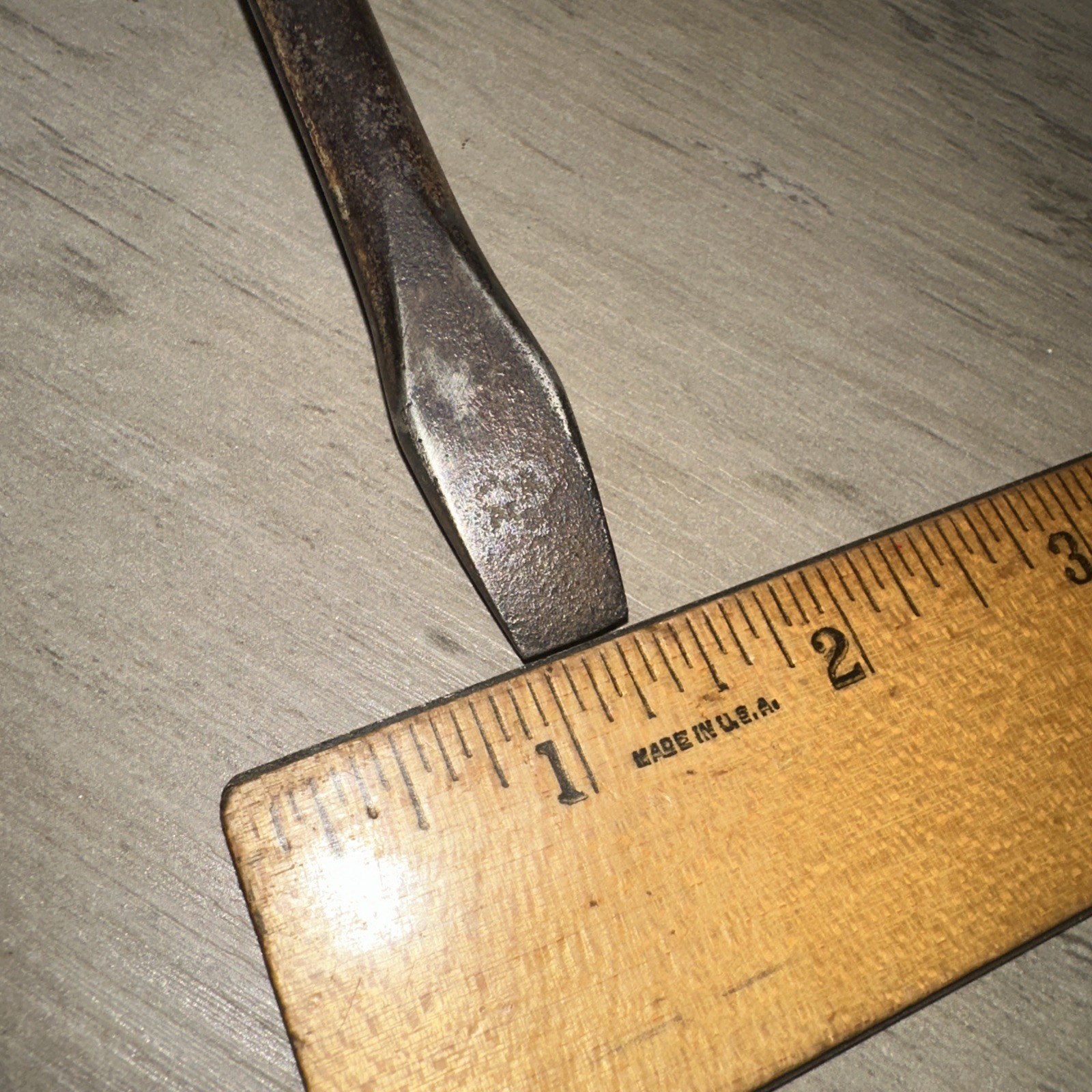 Vintage Federal Screwdriver Flat Slotted Wood Handle & Unbranded Perfect Handle