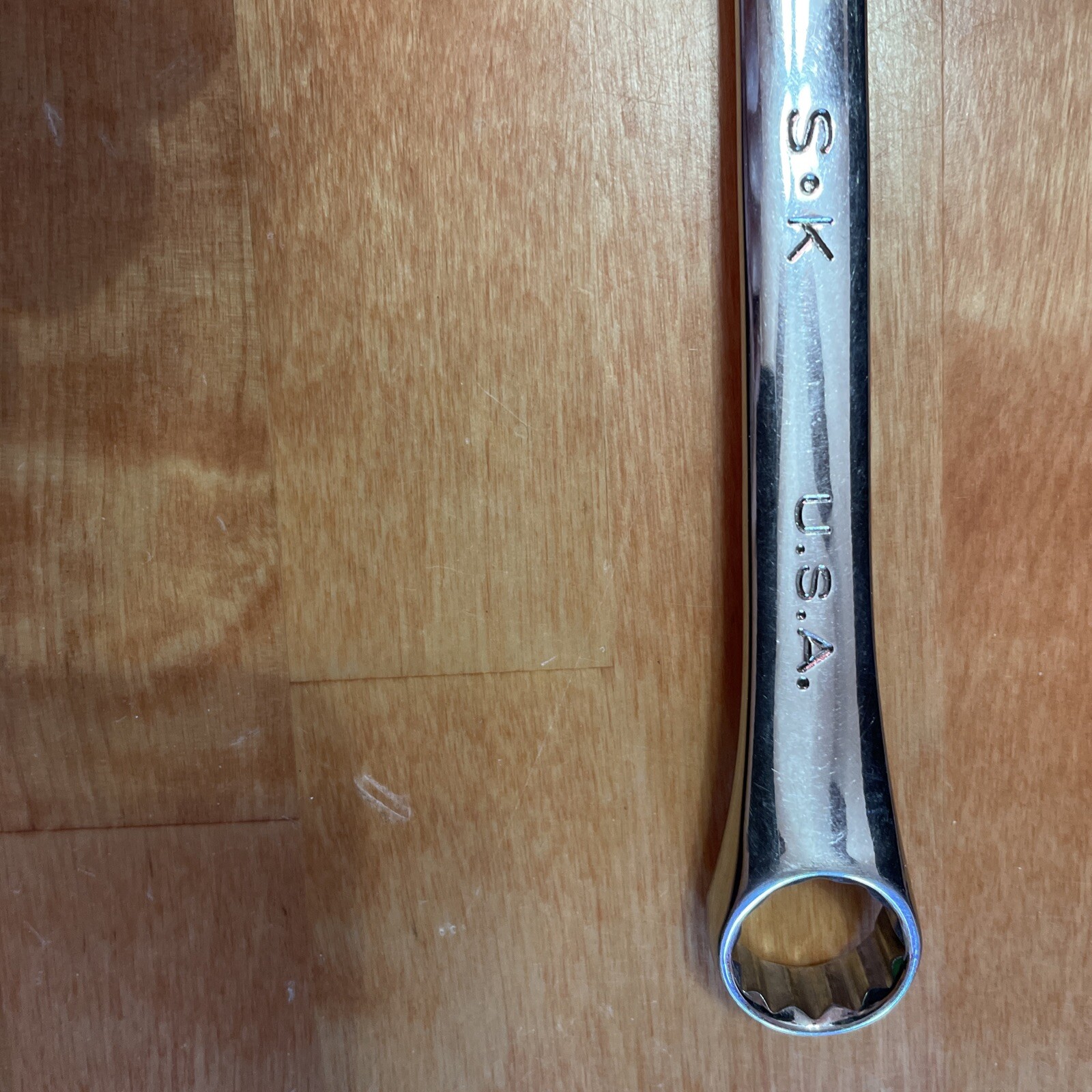 SK Tools 17 Mm Regular Length Super Krome Combination Wrench 88317 Made In USA!