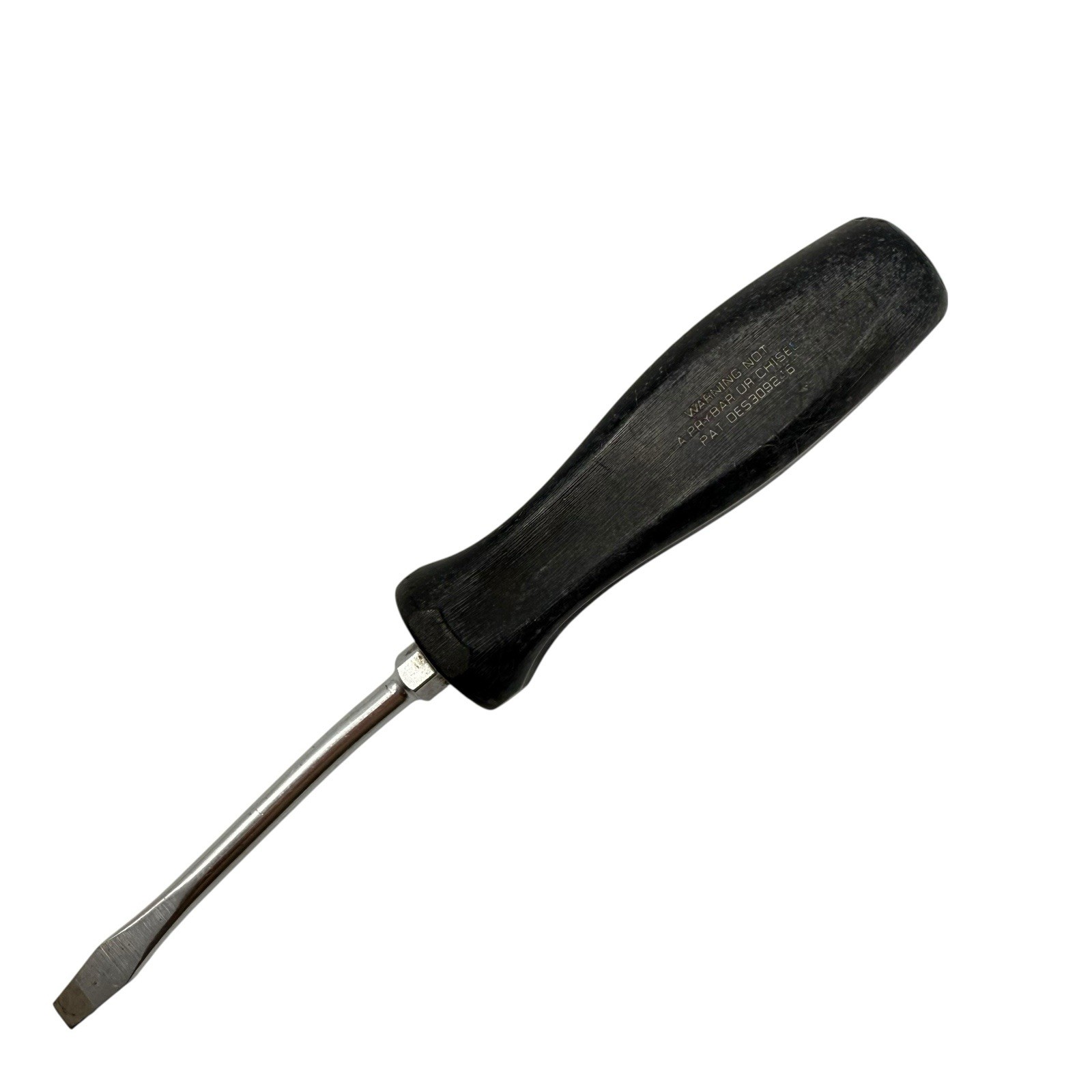 Snap On Tools SSD145 & SDD4 Flat Tip Slotted Screwdriver Black Hard Handle USA