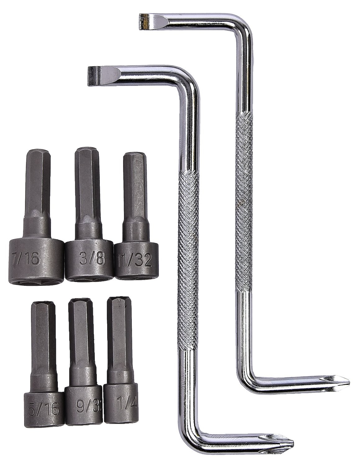 JEGS 100 Piece Screwdriver & Bit Set with Storage Rack 81384