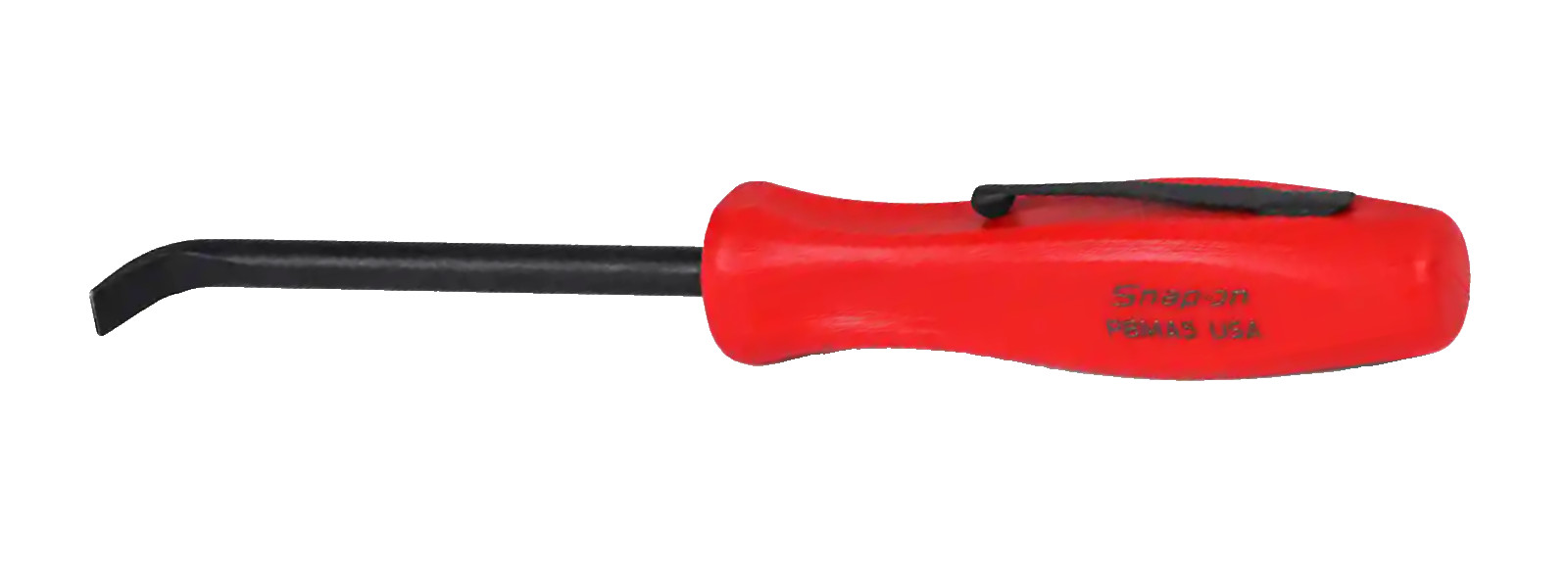 *NEW* Snap-On POCKET PRY BAR ~ PBMA5 ~ 90° TIP BLADE *RED HARD HANDLE* 5″ LONG