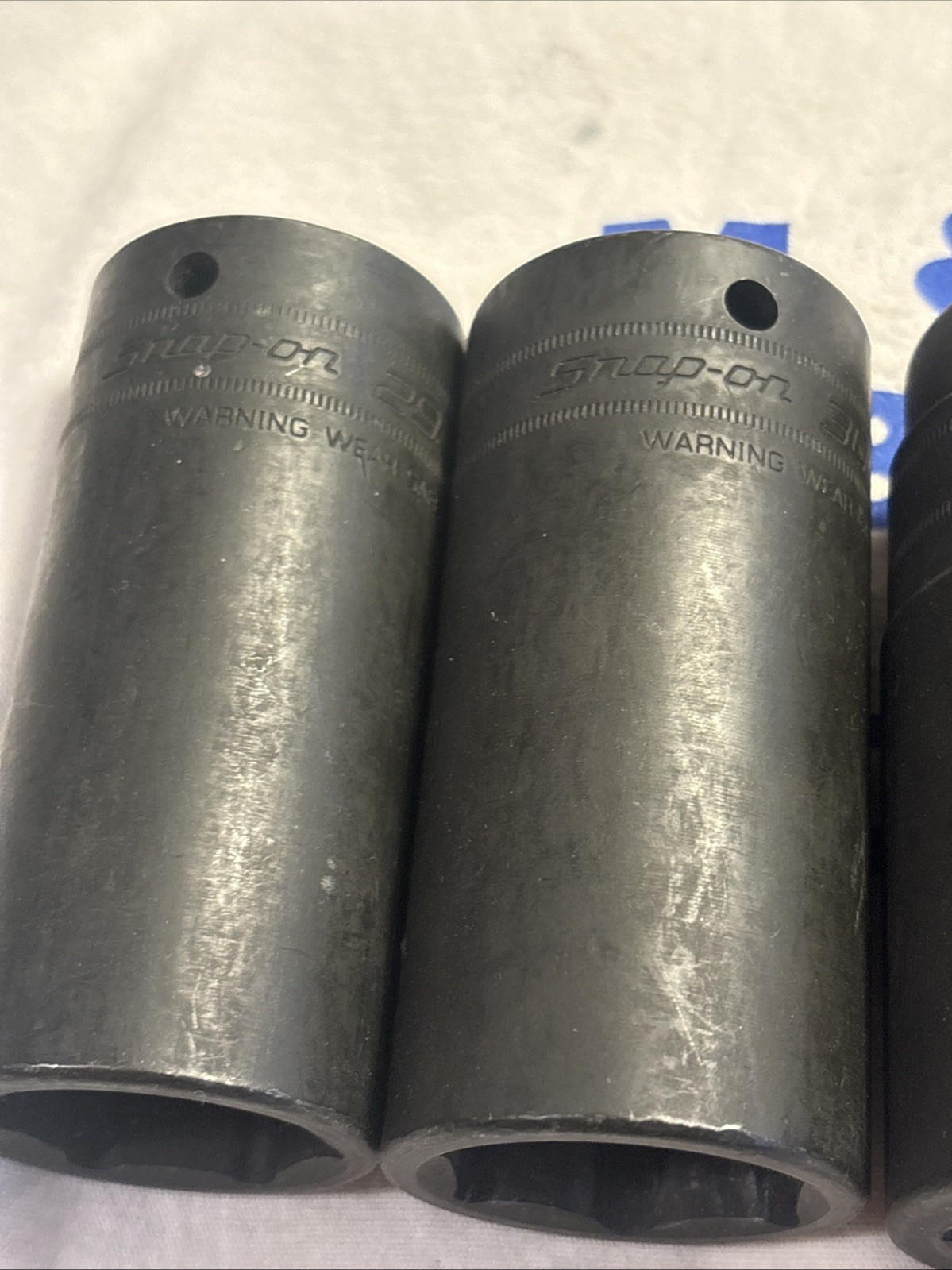 Snap-on 1/2″ Drive 5pc 6pt Metric Deep Impact Set (29-30, 34-36 mm) 305SIMMY