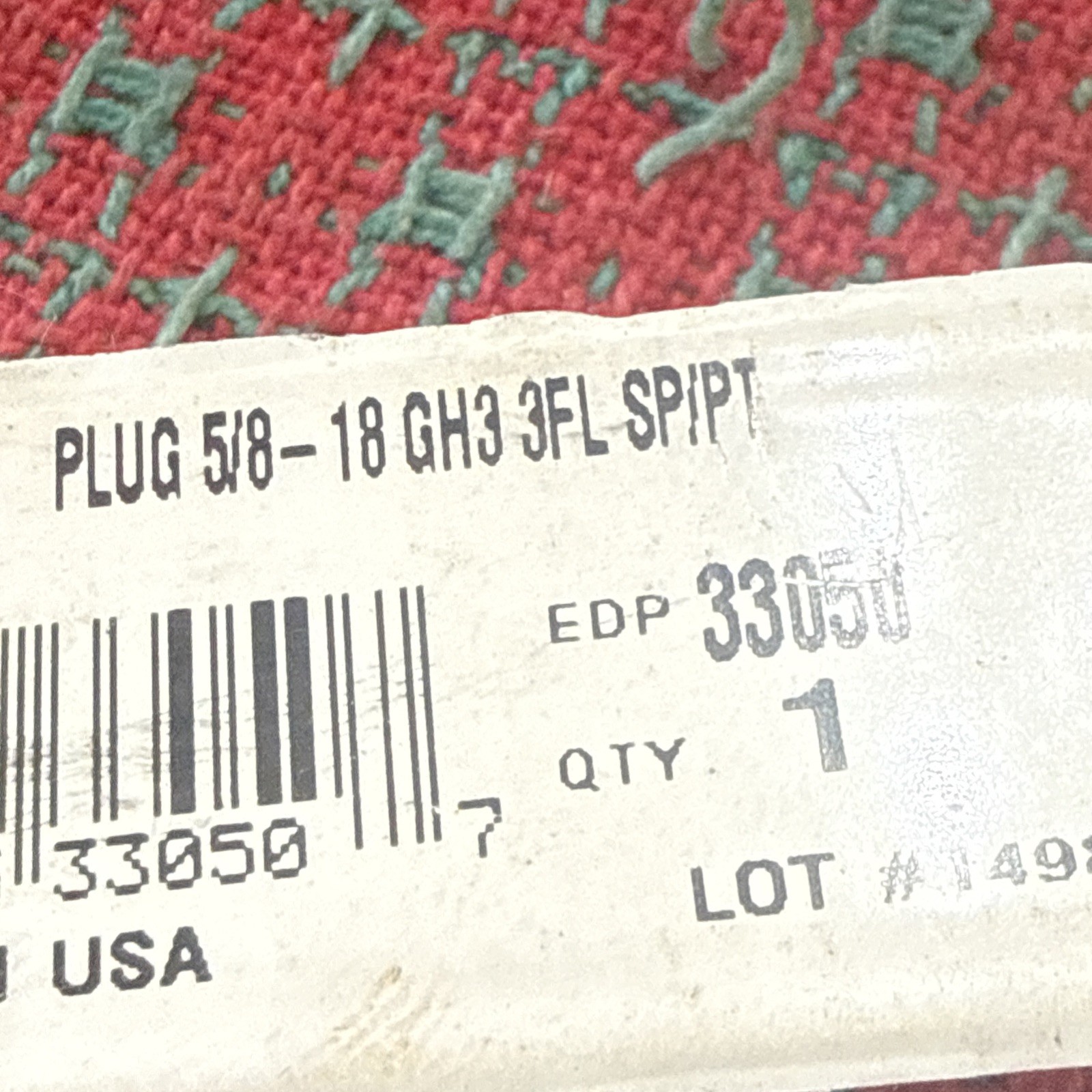 5/8-18 NF Plug Hand Tap HSS Spiral Pt GH3 Morse USA 🇺🇸 New