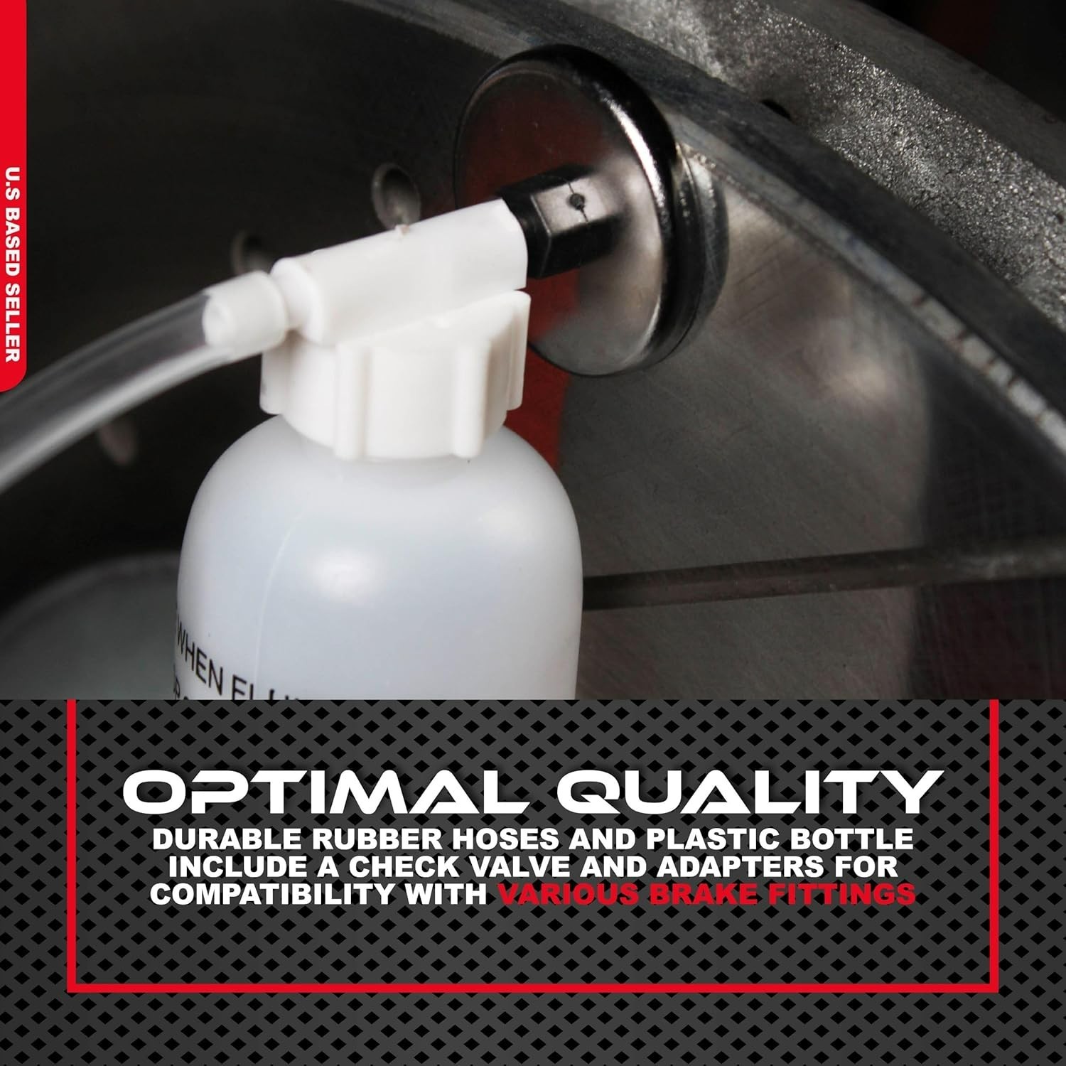 Compact Brake Bleeding Kit – Solo Use Magnetic Bottle for Mess-Free Maintenance