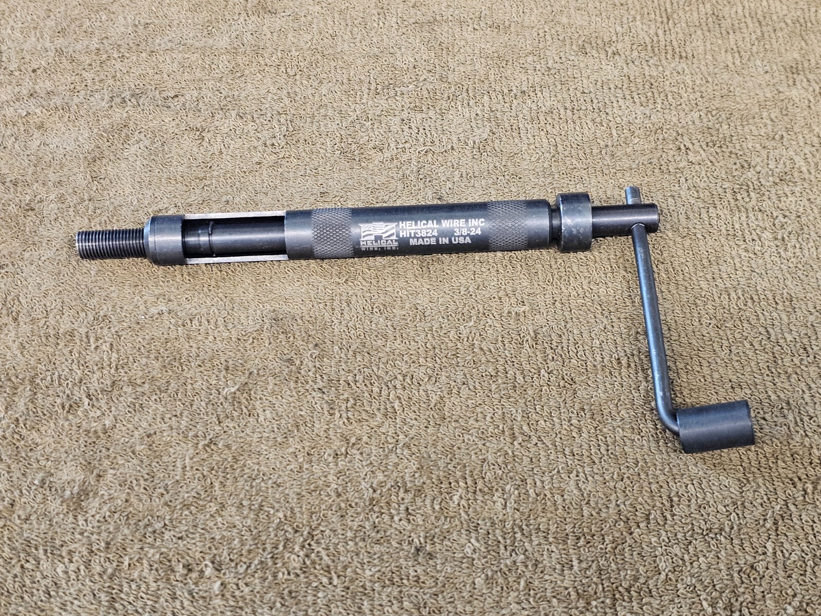 Helical Wire HIT3824 3/8-24 Coil Sert Thread Insert Prewinder Insertion Tool