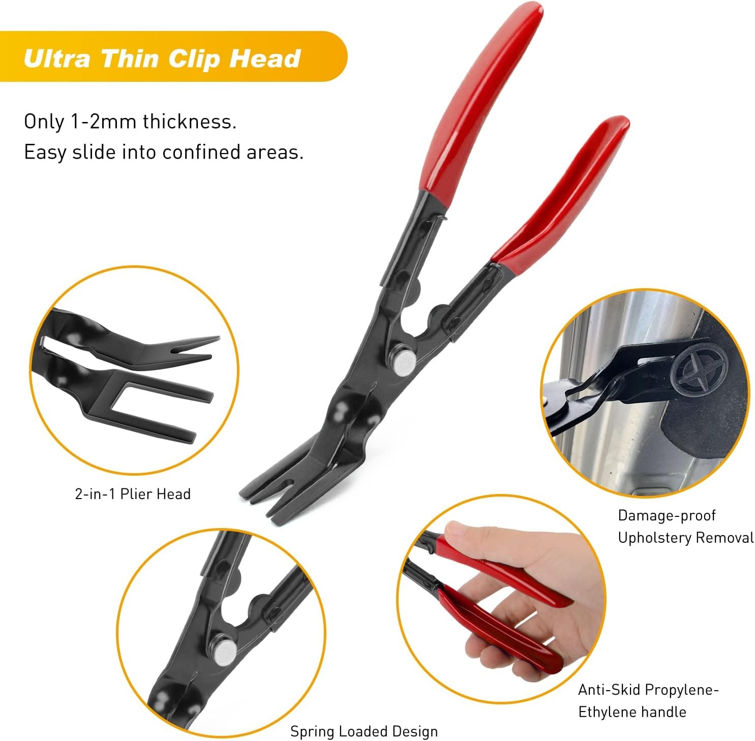 19-Piece Interior Trim Removal Tool Set: For interior trim panels
