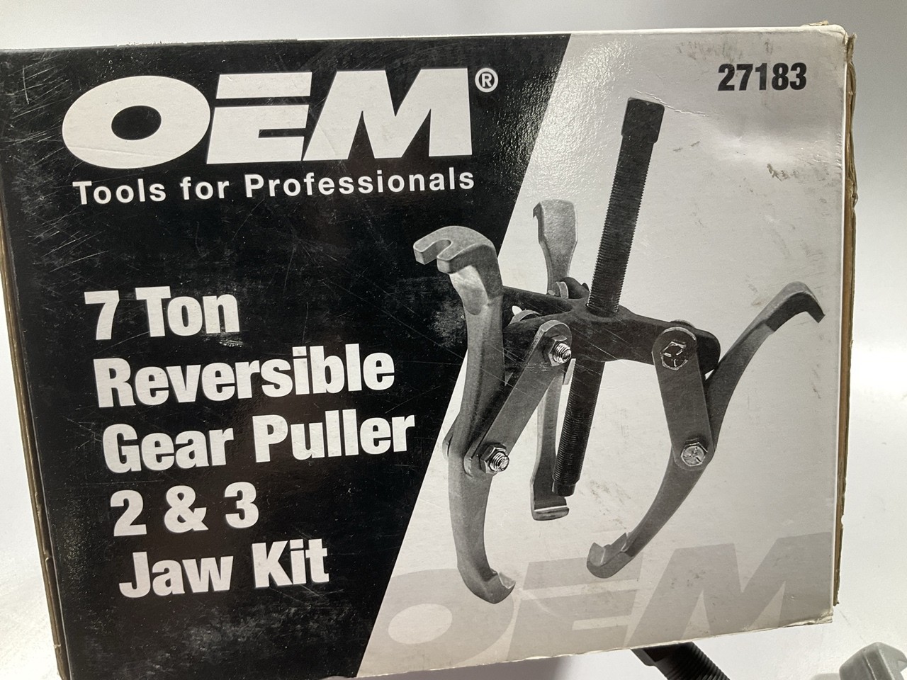 OEM Tools 27183 Reversible Puller, 2 & 3 Jaw, 7-Ton, 7″ Spread