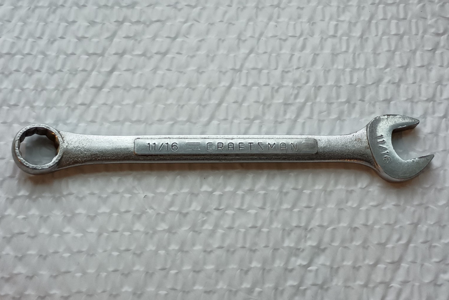 CRAFTSMAN TOOLS 11/16″ COMBINATION WRENCH, 8.6″ LONG, 12 POINT *JAPAN MADE*