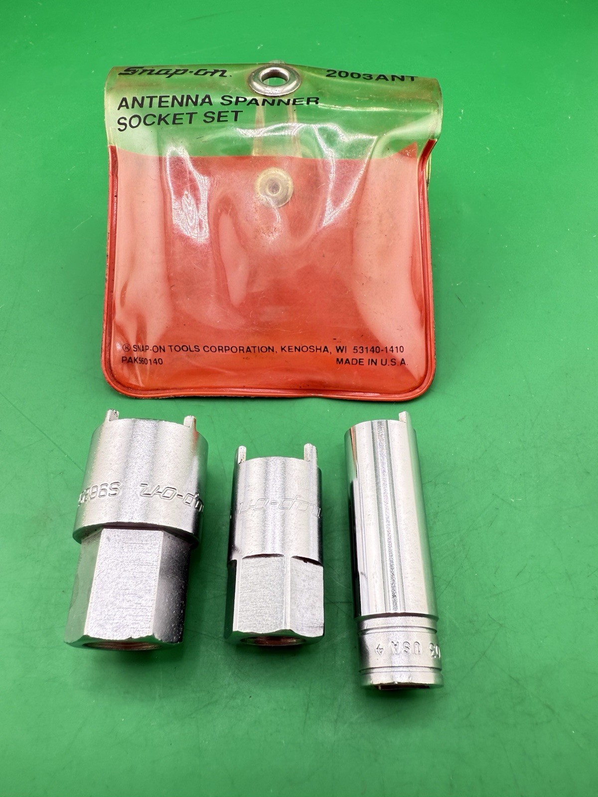 Snap on 2003ANT Antenna Spanner Socket Set (1) S8703 (1) S9625A (1) S6166 USA !!