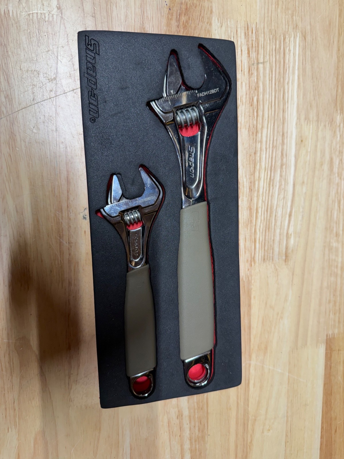 snap on adjustable wrenches dark titanium