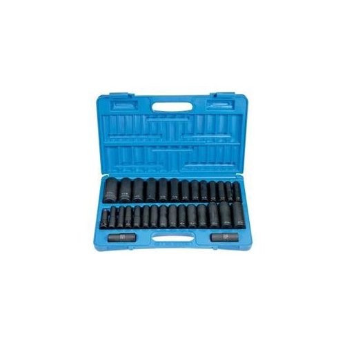 Grey Pneumatic 1512DM 30 Pc 1/2″ Drive Deep Impact Socket Set