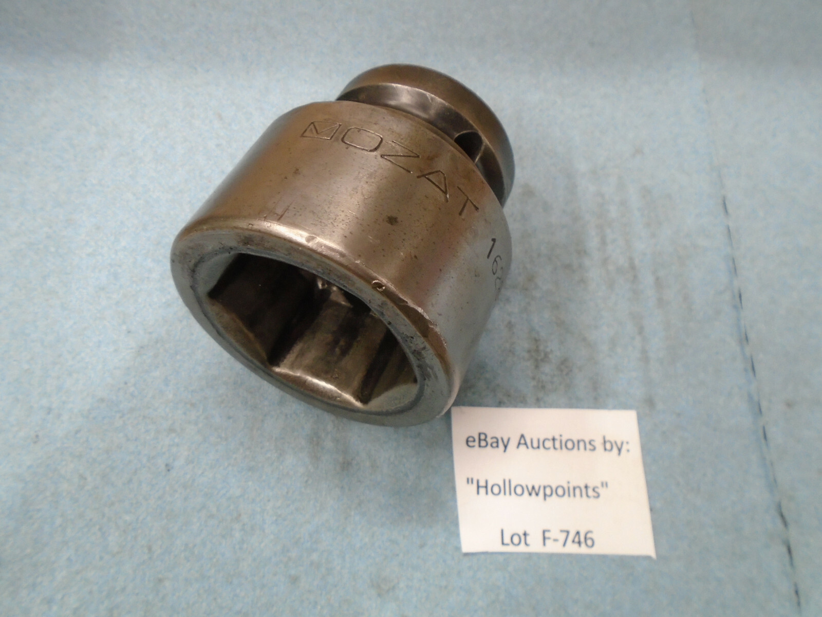Mozat 1628/4 Heavy Duty vintage Impact Socket 1″ Drive 1-3/4″ 6 Pt. F746
