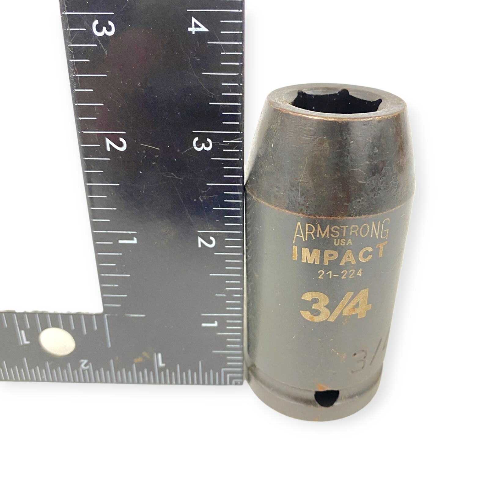 Armstrong 21-224 3/4″ Drive 6 Point 3/4 in Deep Impact Socket Made in USA