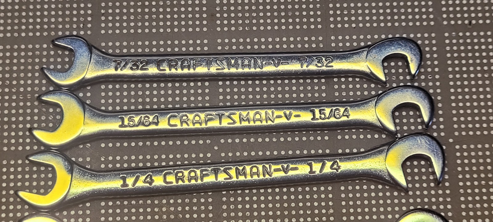 Sears Craftsman Tools USA 8 Piece Open Ignition Wrench Set 4306