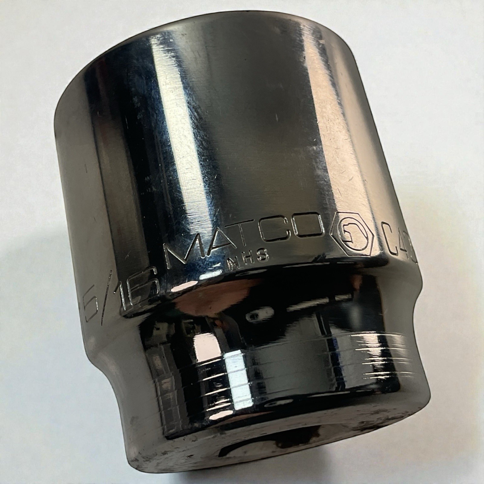 Matco Tools Shallow Chrome Socket C422 1/2″ Drive 1-5/16″ SAE 6 Point As Picture