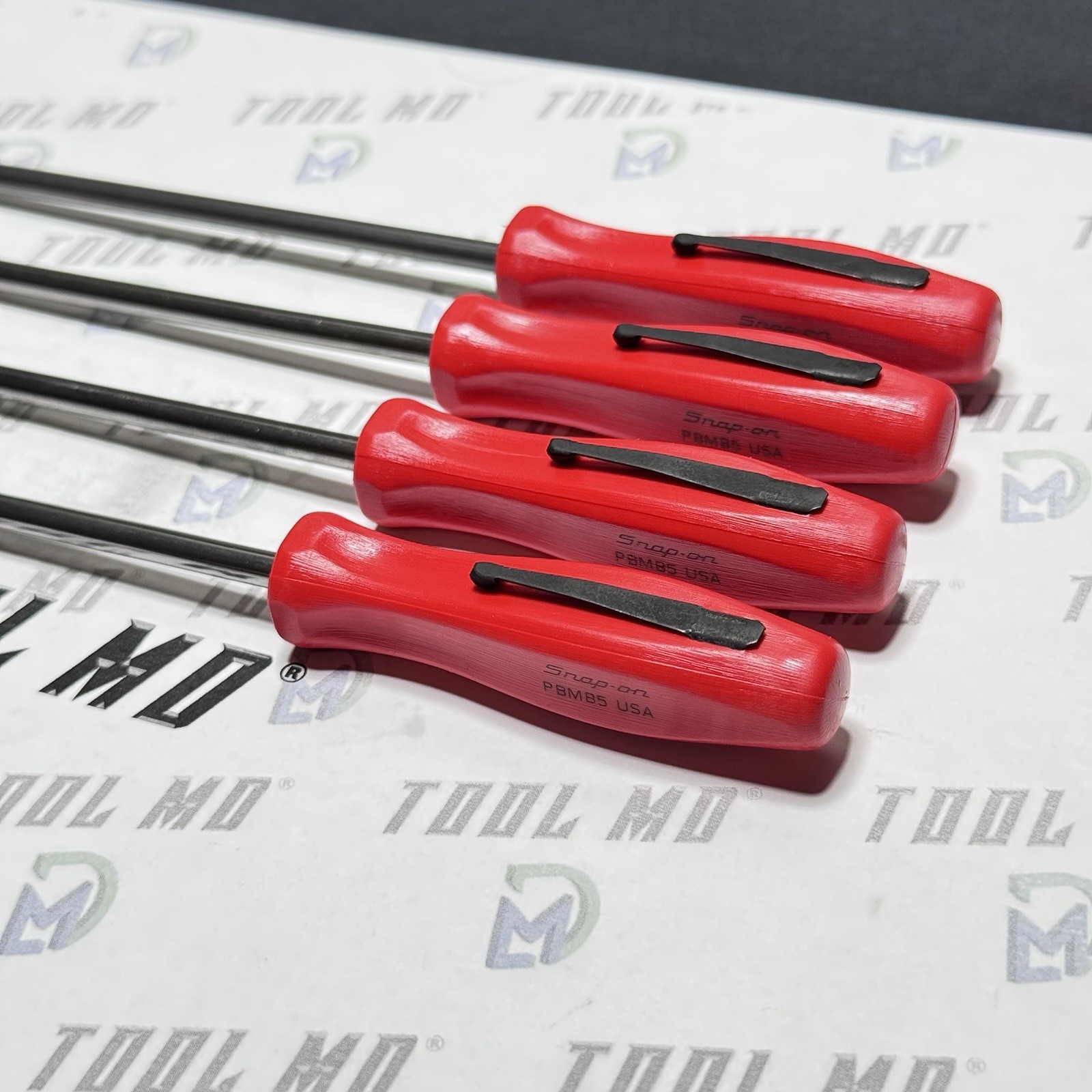 Snap-on Tools CUSTOM RED Mini Hard Grip HEAVY-DUTY Pick Set SGLASA604B
