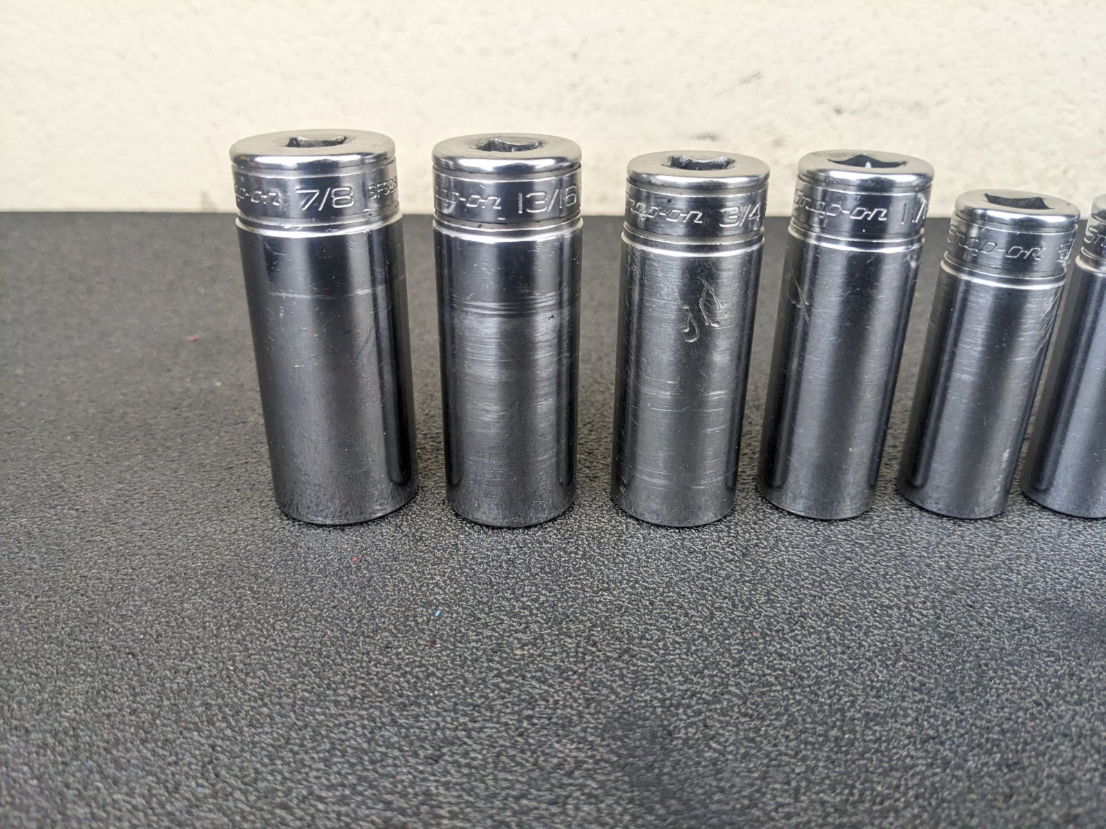 #bm403 Snap on Tools 211SFSY 3/8″ Drive Deep Chrome Socket Set Socket Set