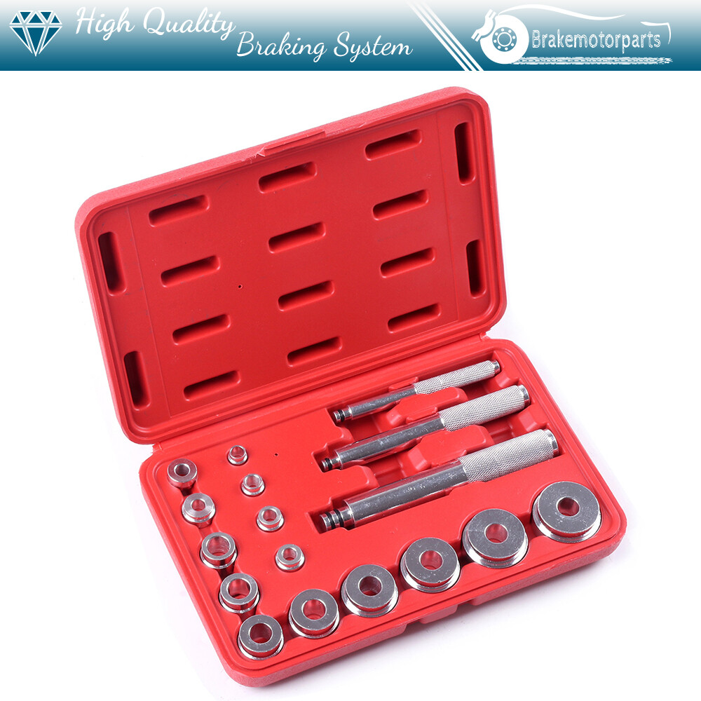 Auto Bearing Race & Seal Driver Set Wheel Axle Bearings Puller Install 17pcs
