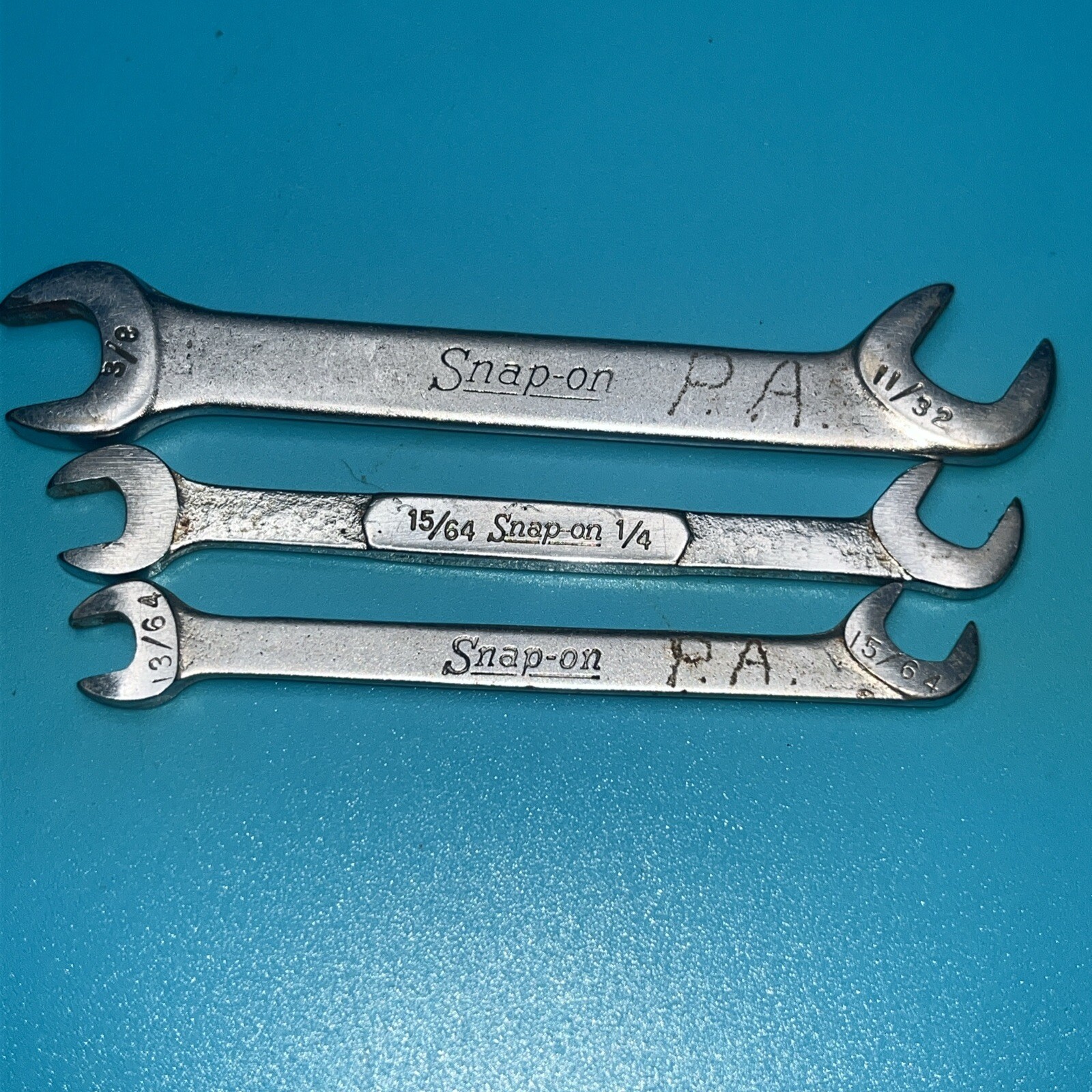 FREE SHIPPING Lot 3 Snap-On Tools Angled Ignition Wrenches DS2422, DS1516 DS1315