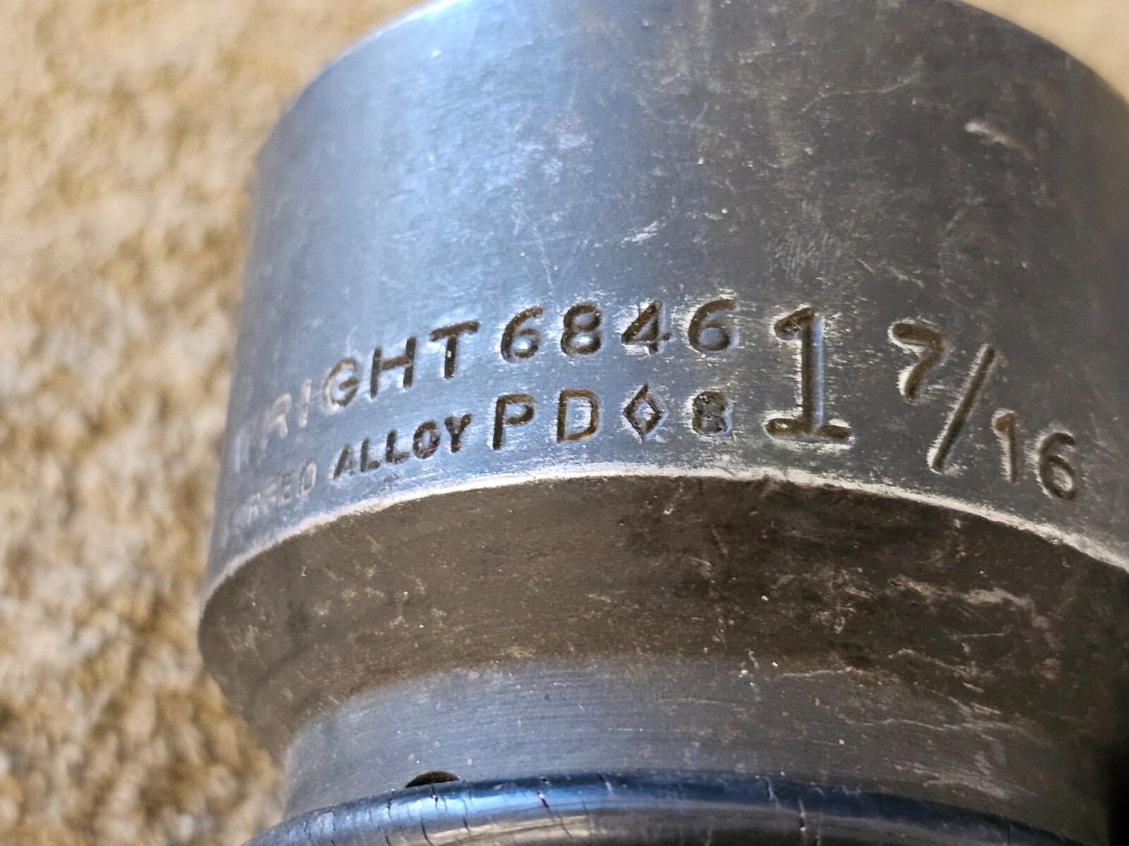 4 Wright UTC Impact Socket Set 3/4″ Drive 1-3/16 1-7/16 1-5/16 1-1/8 6681 SAE