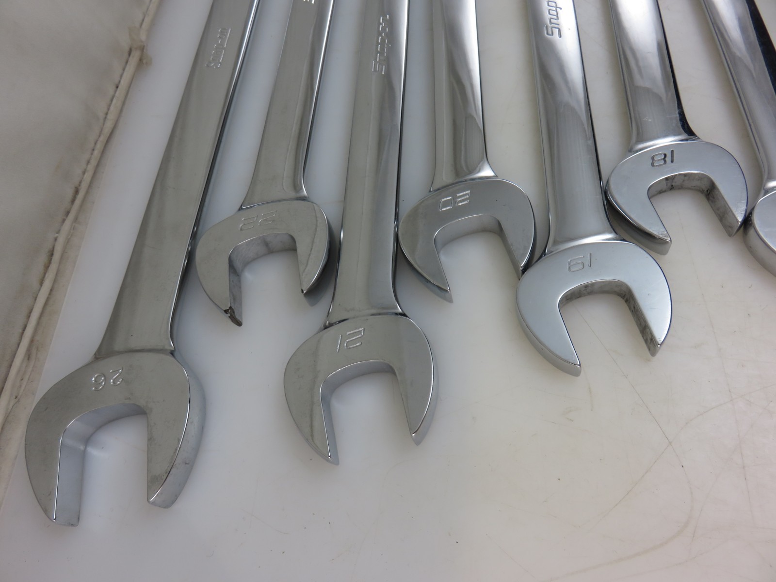 Snap-On METRIC OEXM Series Combination Wrench 14pc Set 10mm-22mm + 26mm