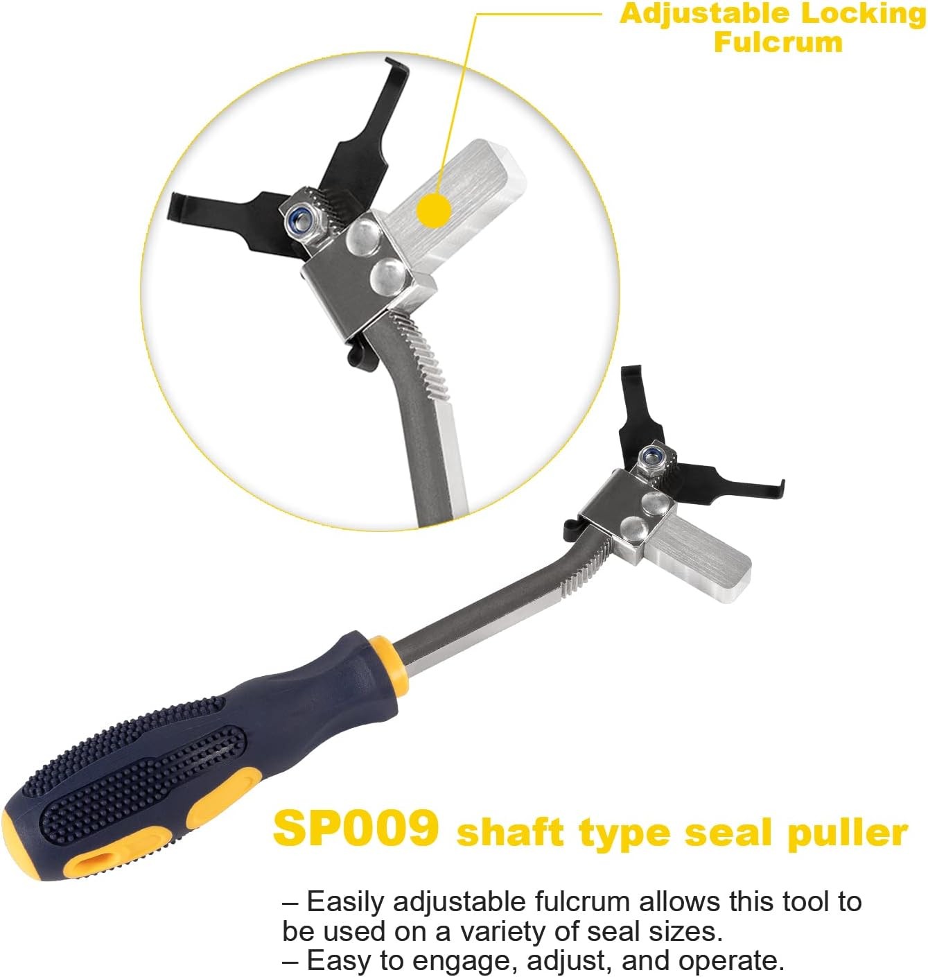 SP009 Shaft Type Seal Puller for Many Shaft/Seal Cam Shaft and Crank Remove Tool
