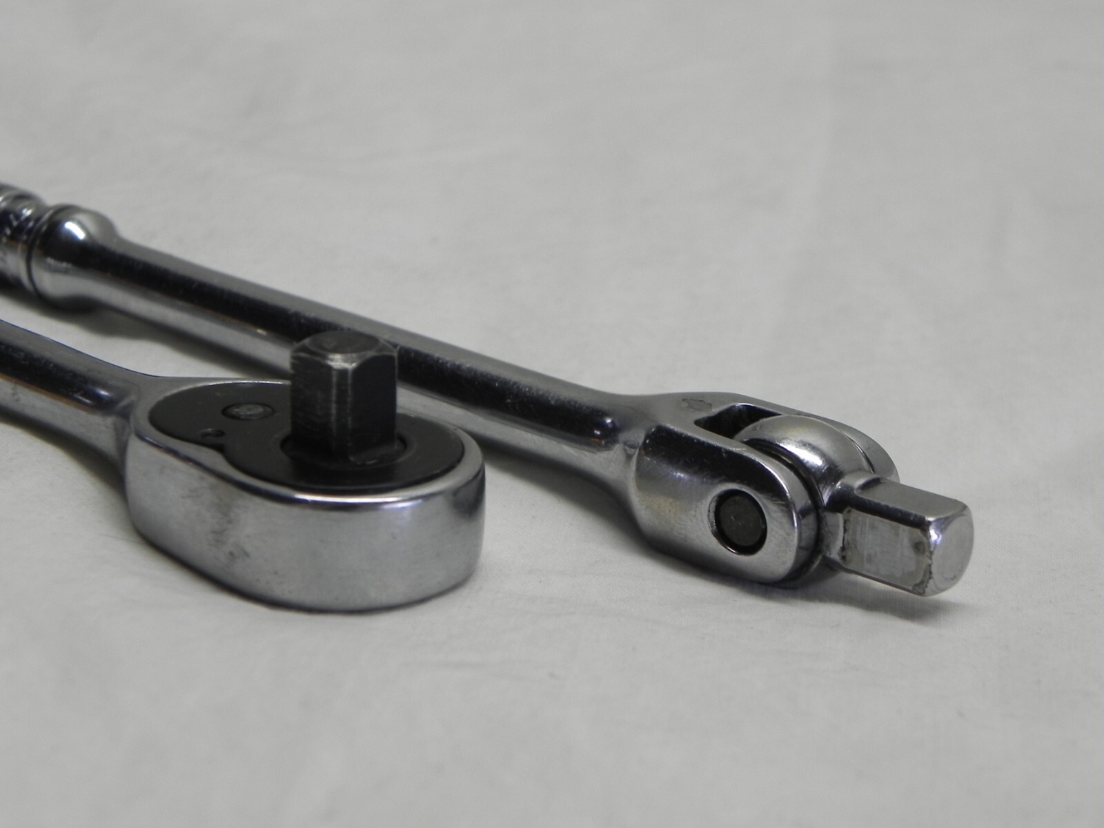 Snap-On TM70B & TM10F 1/4» Drive Ratchet & Breaker Bar Set