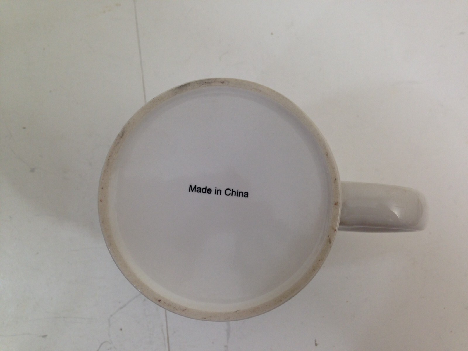 Matco Tools Vintage Ceramic Coffee Mug Cup White black red blue