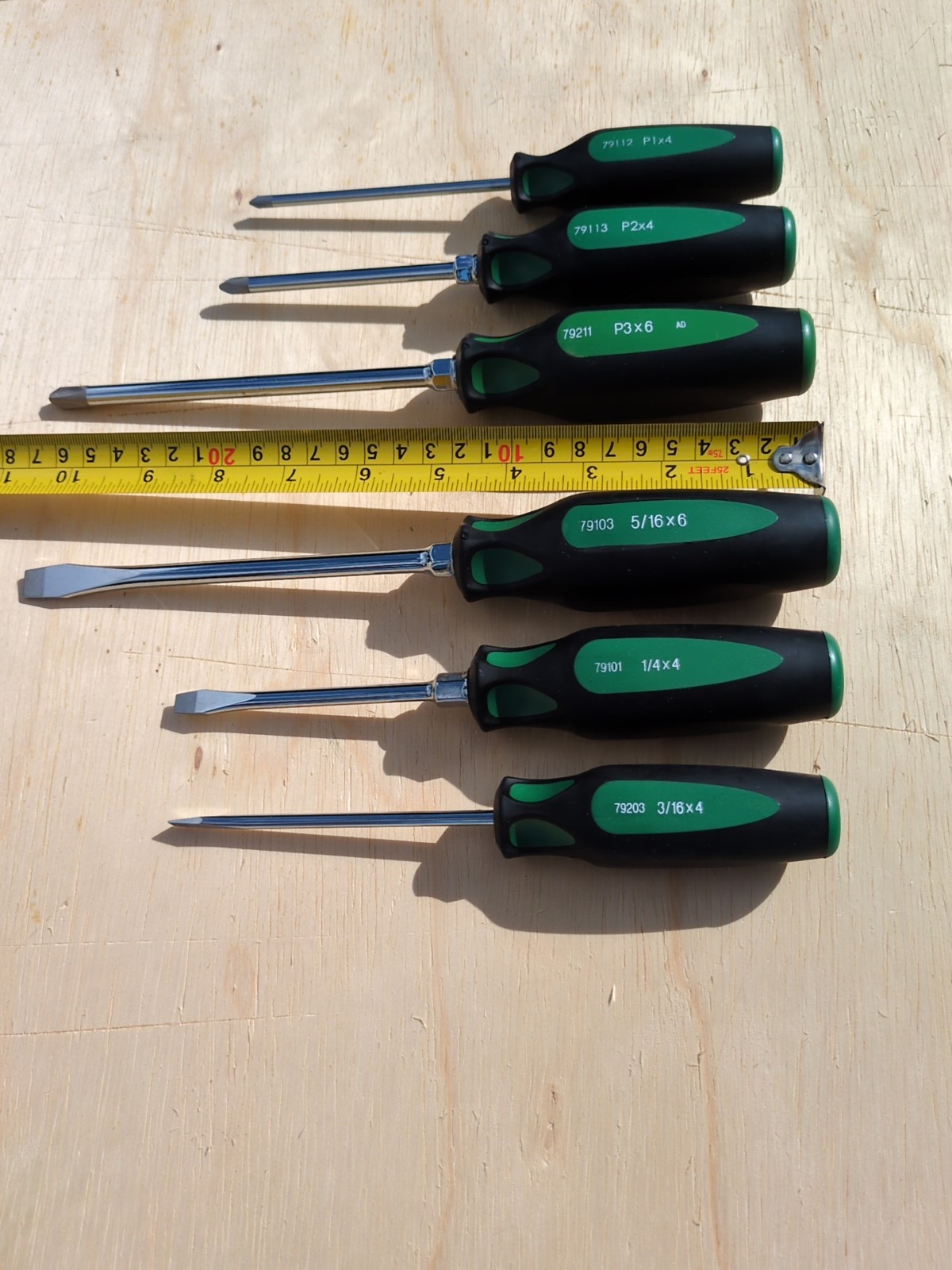 SK Professional Tools 6 Piece Cushion Grip Screwdriver Set Automotive LIFETIME W
