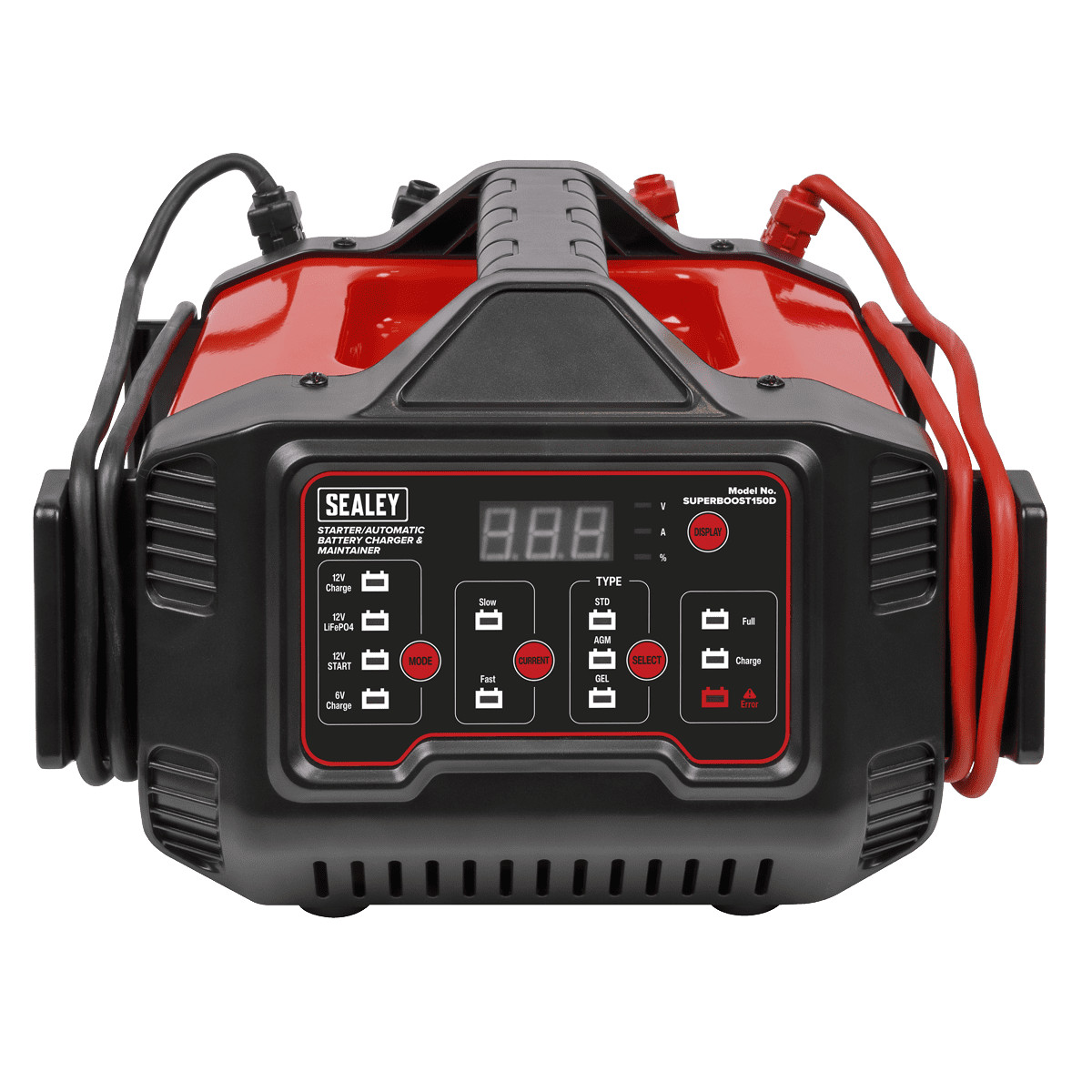Sealey SUPERBOOST150D 6/12V 150A Starter/15A Automatic Battery Charger