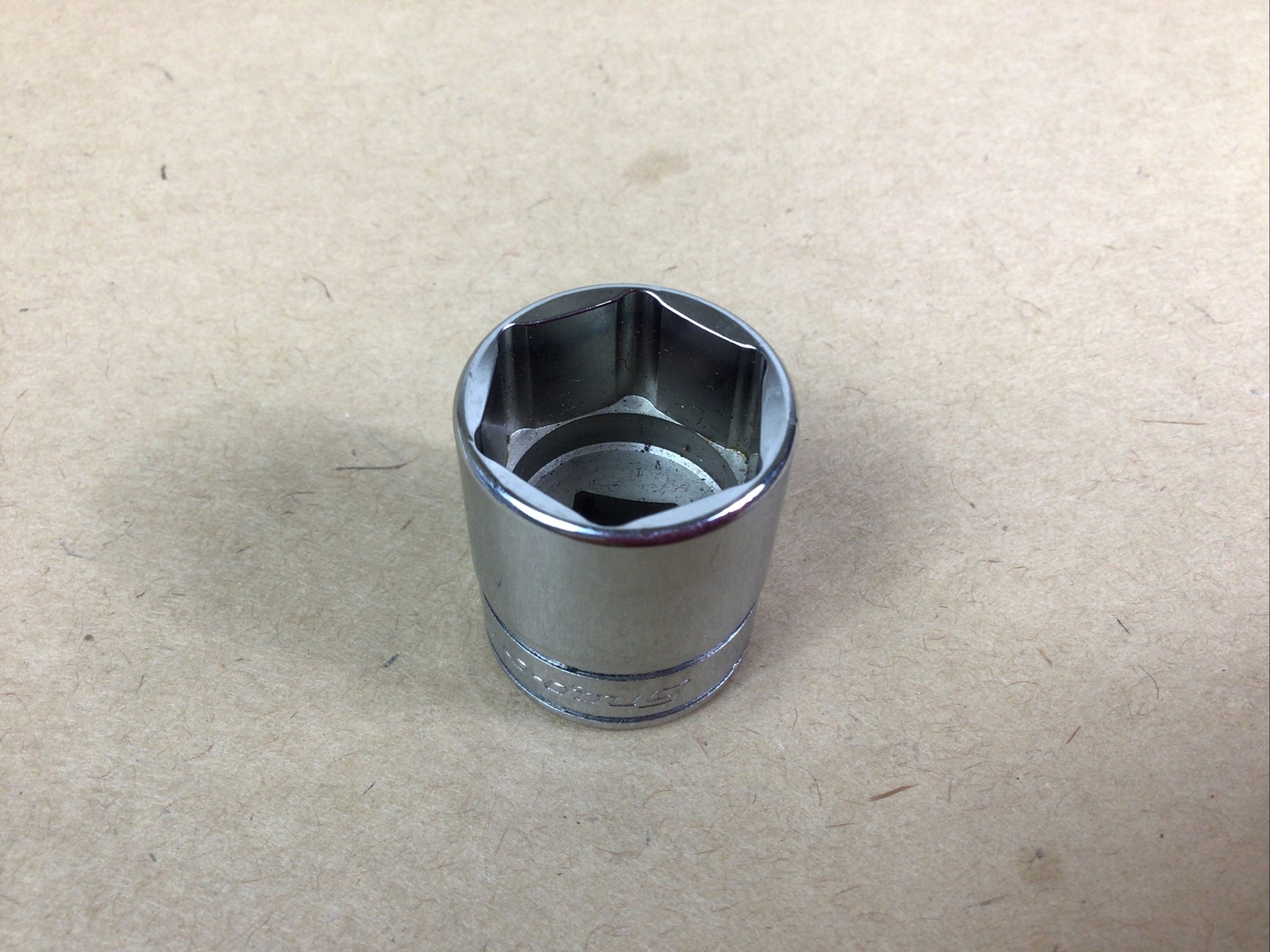 Snap-on Tools Canada *NEW* 3/8 Drive 13/16″ SAE 6pt Shallow Chrome Socket FS261
