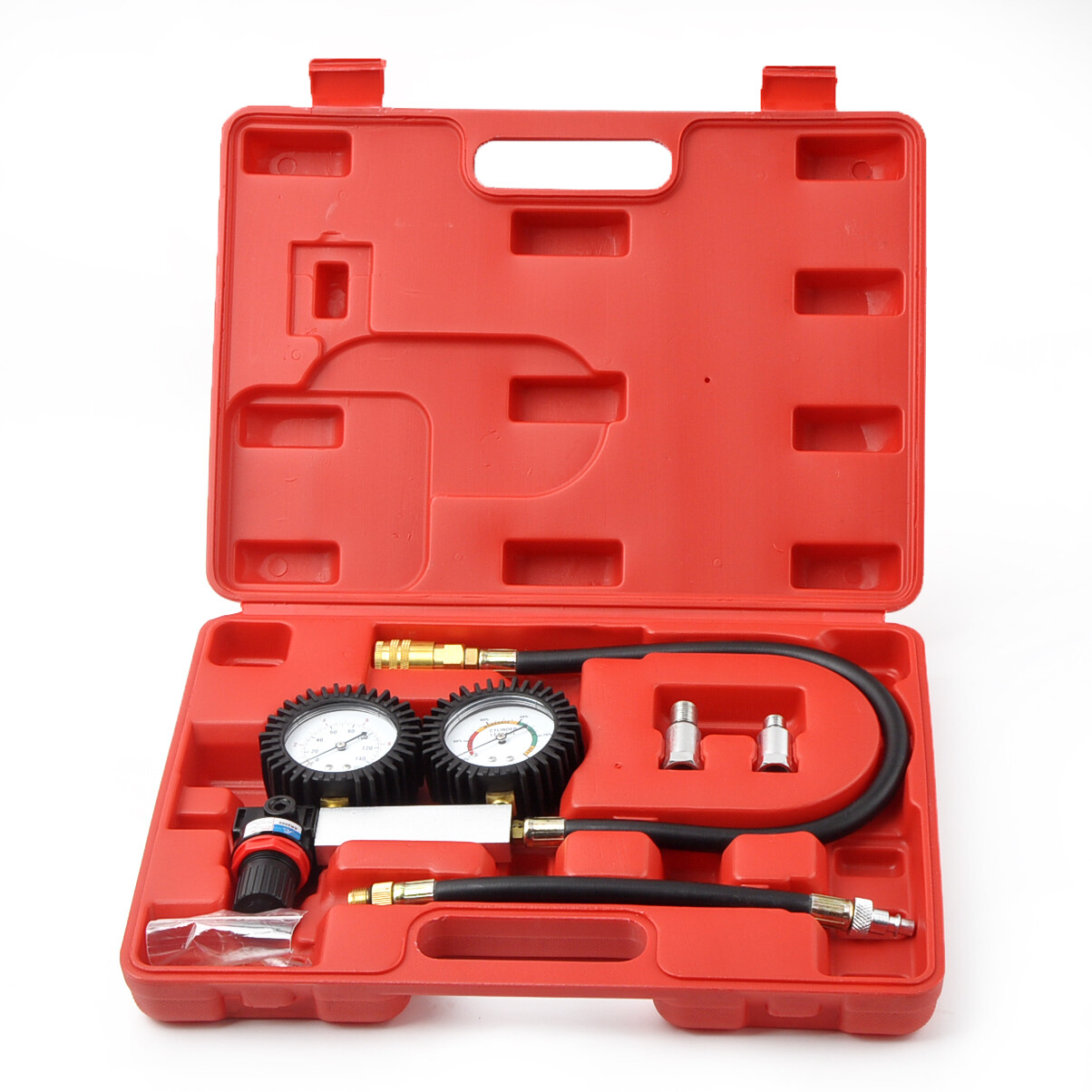Cylinder Leak Detector Leakage Engine Compression Gauges Tester TU-21 Kit A1020