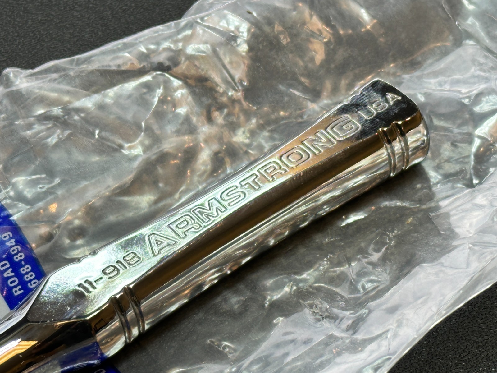 NEW Armstrong Tools USA Full-Polished Chrome Ergo Grip 3/8″ Drive Breaker Bar
