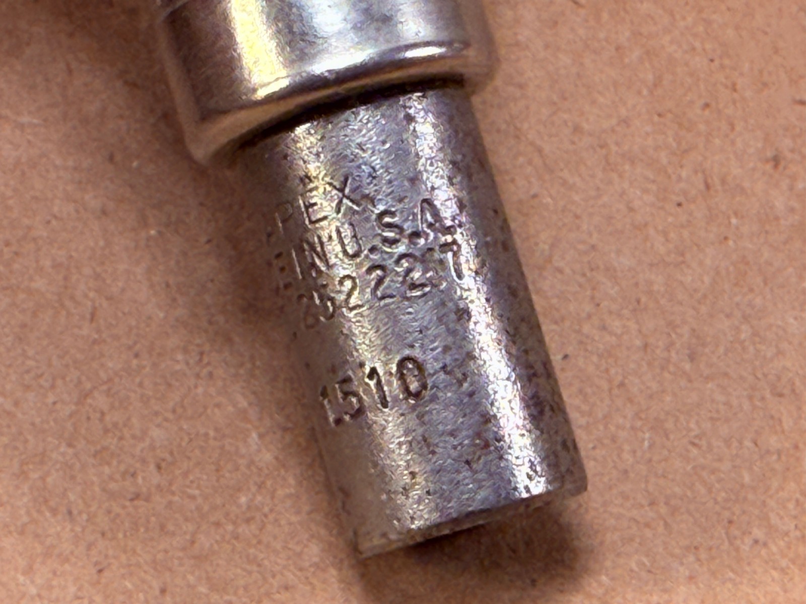 Pair Vintage – APEX 1/4” Wooden Bit Holder Screwdriver Nut Driver 28 & 1510