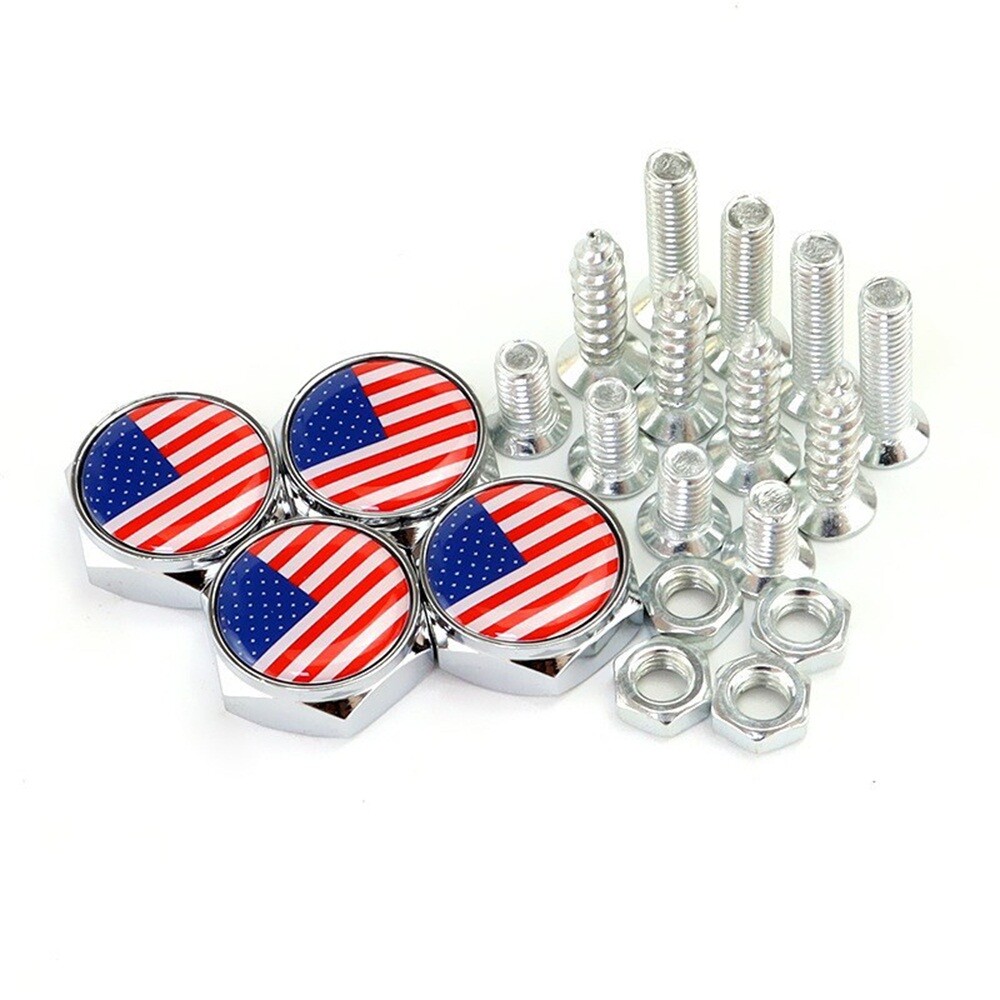 2 Pair Silver-Color US Fasten Screw Fasteners-Nuts Bolt Metal Hardware Fastener