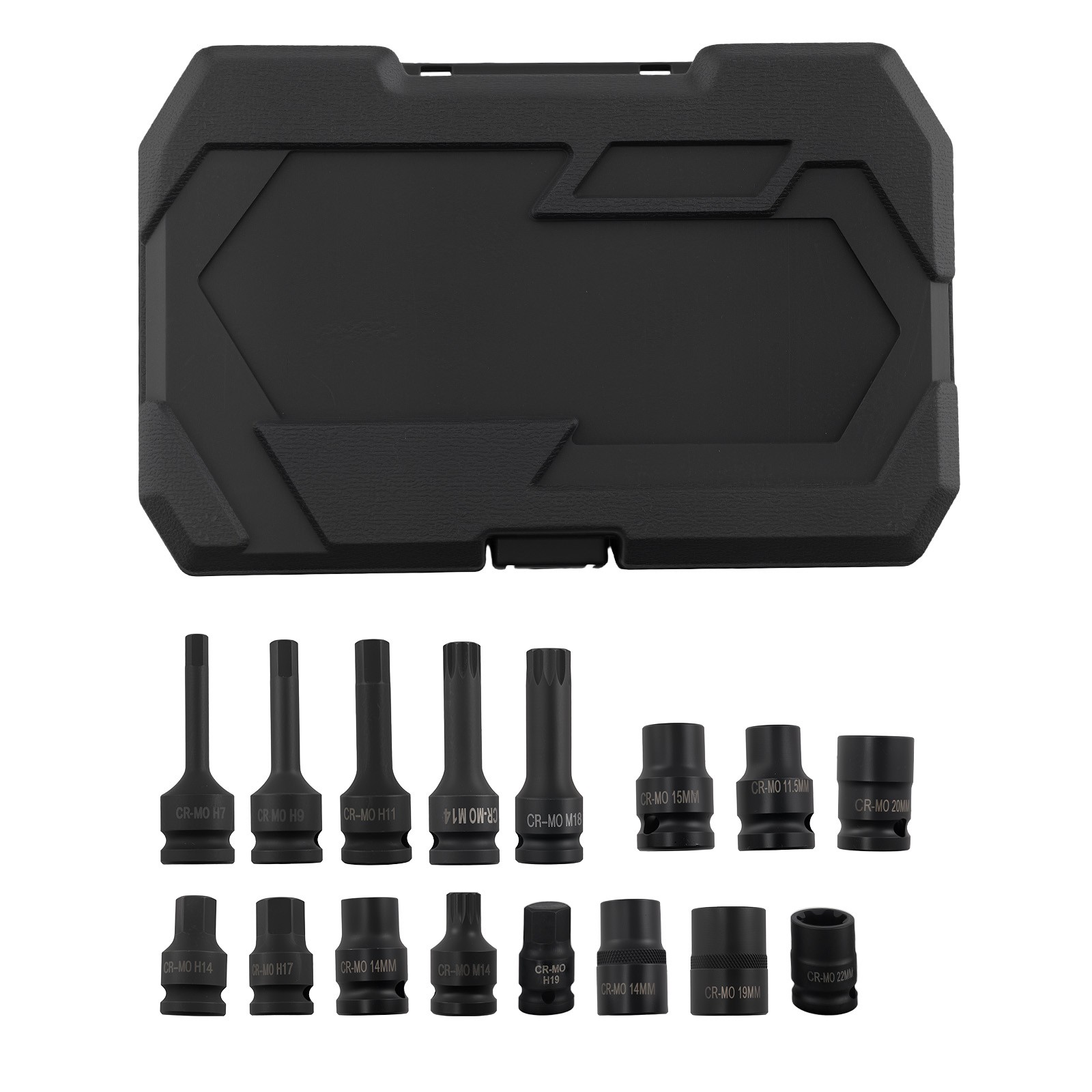 16PCS Impact Brake Caliper Special Socket 1/2inch Square Drive Car Repair Tool