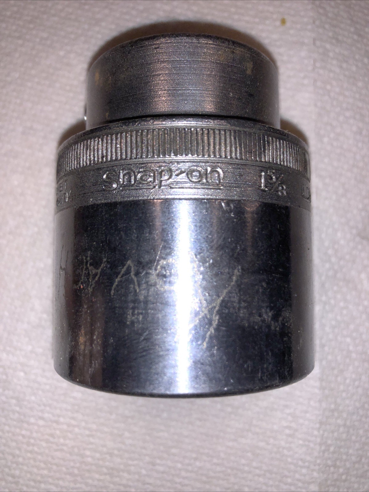 VTG Snap-On LDH-522 3/4” Drive 12 Point 1-5/8” Shallow SAE Chrome Socket SNAPON