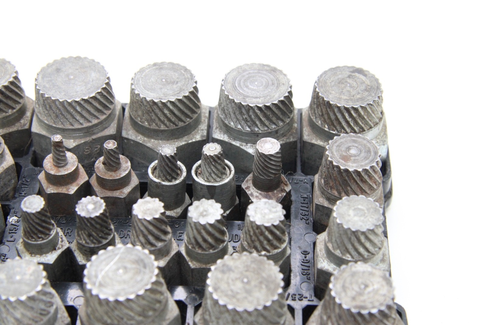 Blue Point REX-25 25 Piece Multi-Spline Bolt Extractor Set USA
