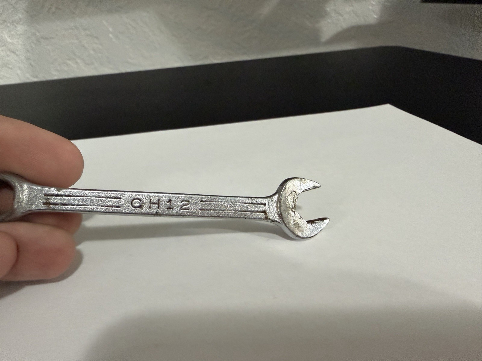 Mac Tools 3/8″ 6PT SAE Short Combination Wrench USA CH12