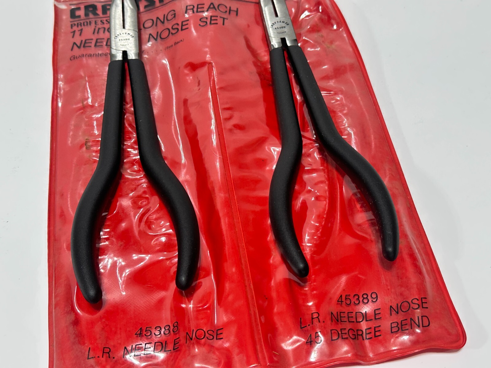 Craftsman Professional 45239 (FRANCE) Rare 2pc Extra Long Needle Nose Plier Set